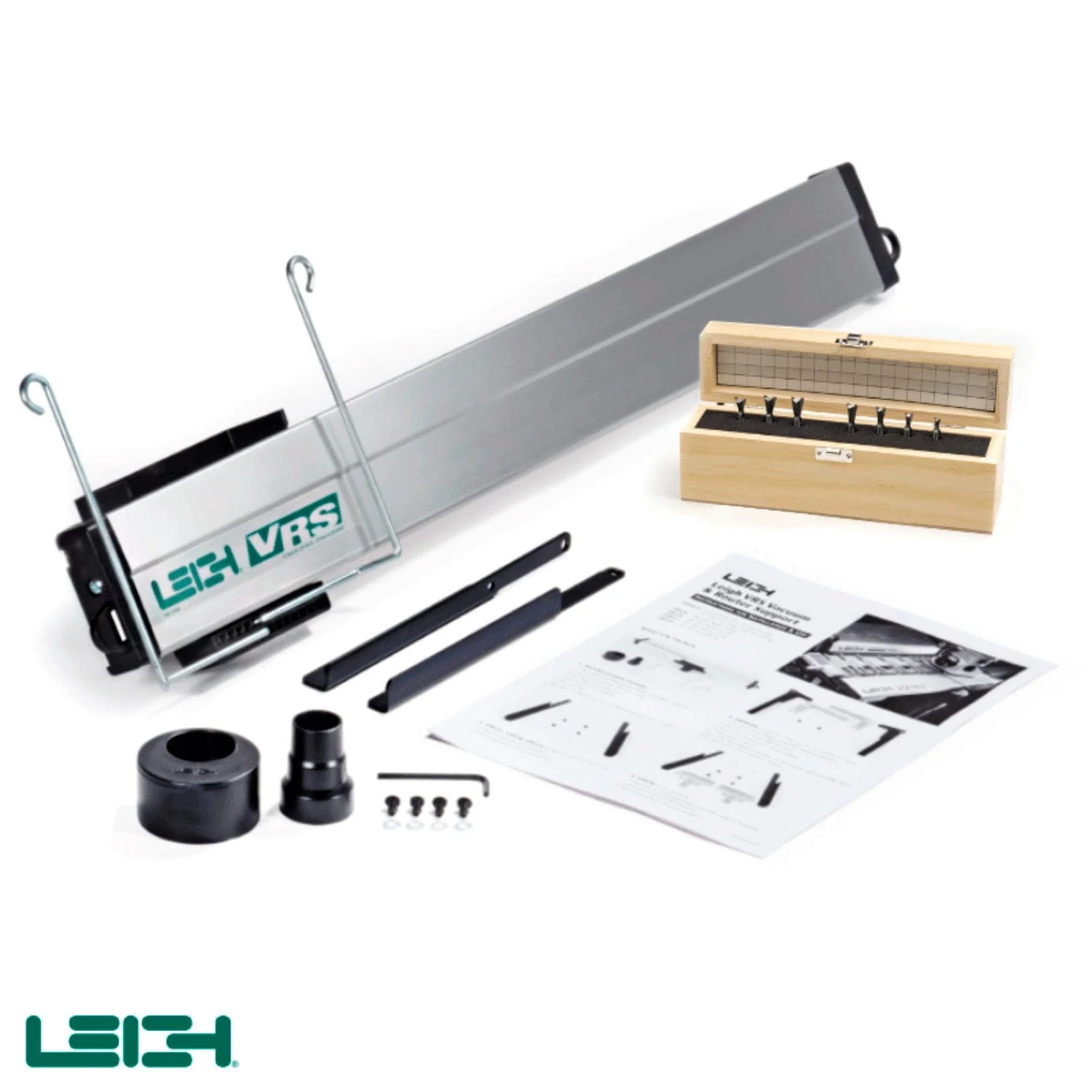 Accessory Kit for Super 18″ Dovetail Jig – Router Bits and VRS