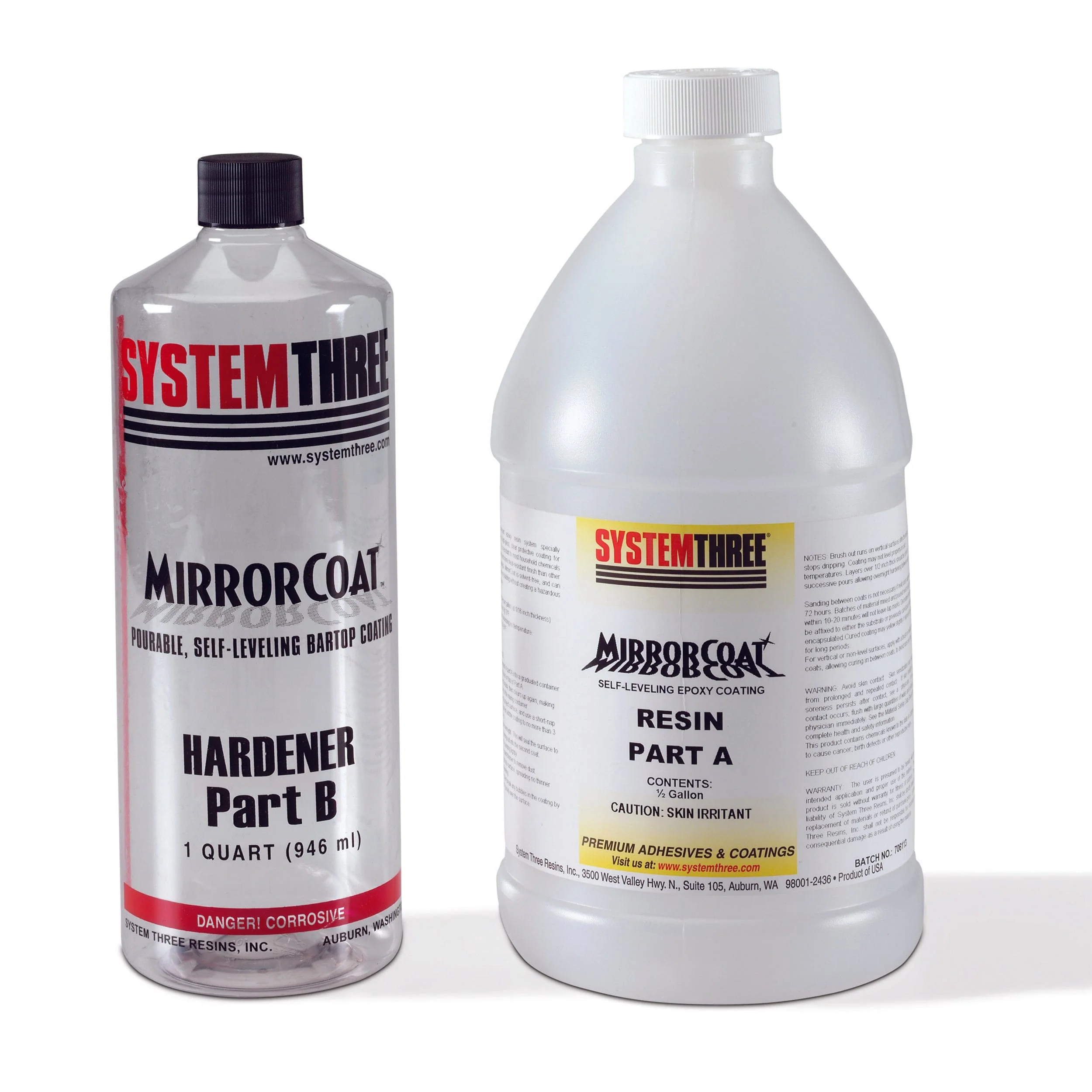 Gloss Epoxy MirrorCoat Varnish – 3 Quart
