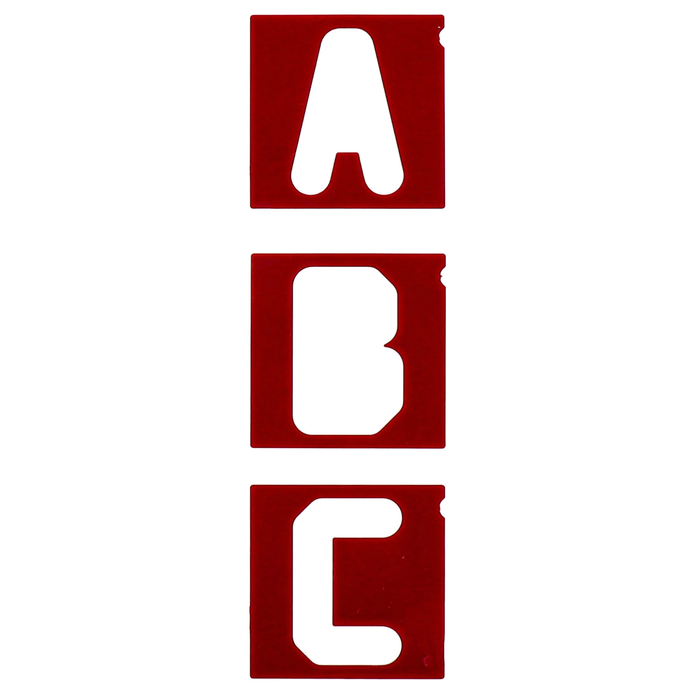 Vertical Letters Set for Sign Making Jigs – 2-1/2″ –  34pc