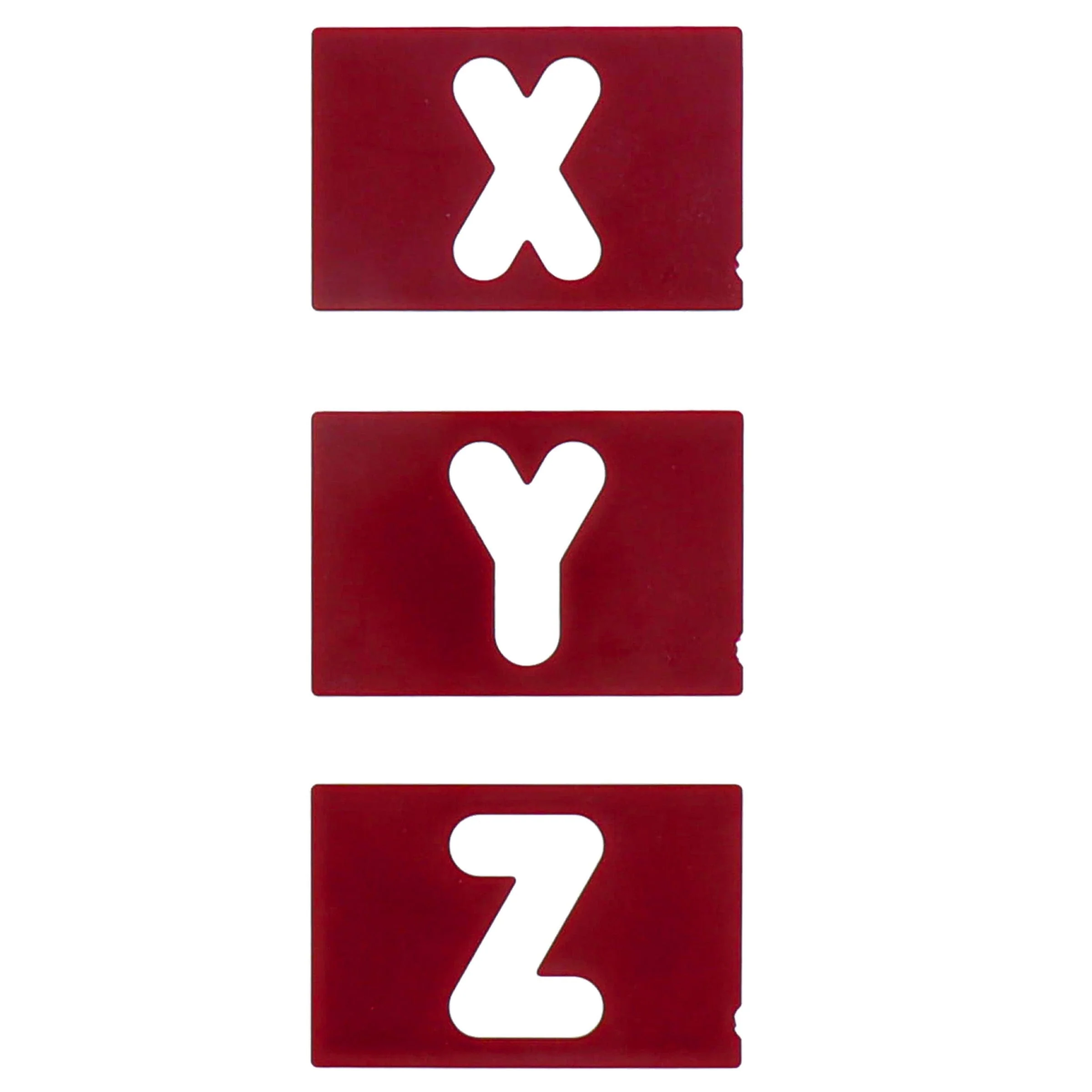 Vertical Letters Set for Sign Making Jigs – 1-1/2″ – 30pc