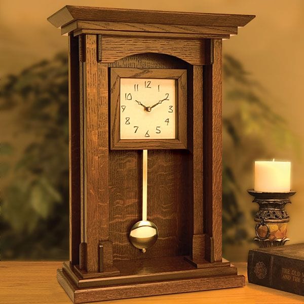 Arts and Crafts Pendulum Clock – Downloadable Plan