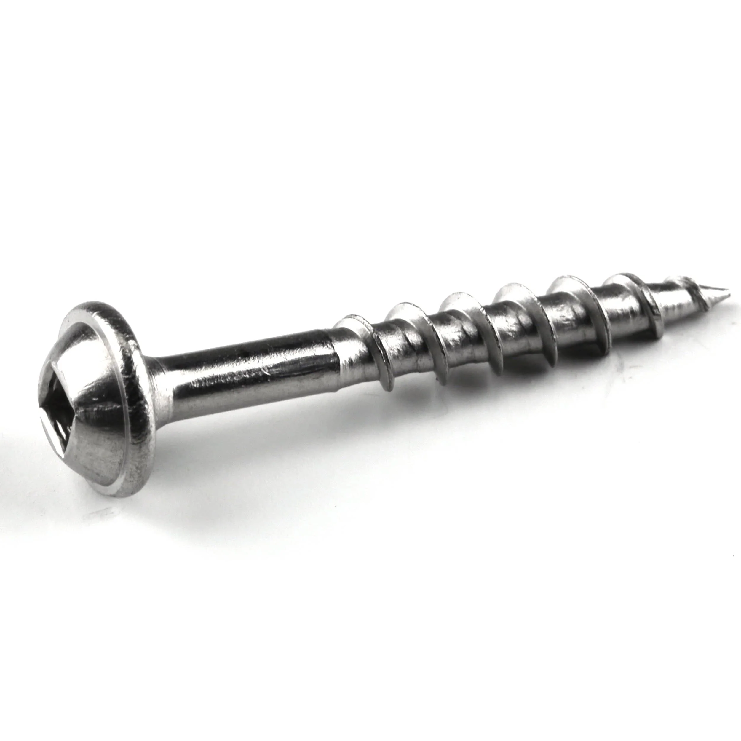 Pocket Hole Screw - Coarse - Square Drive - 305 Stainless Steel - Image 1