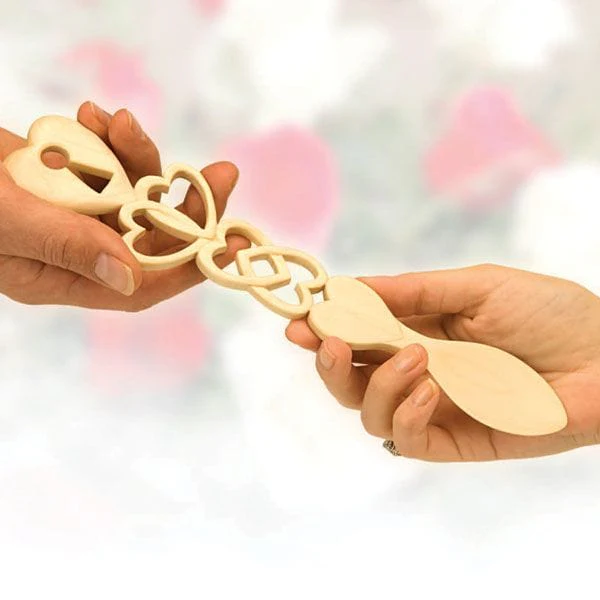 Carved Welsh Love Spoons – Downloadable Plan