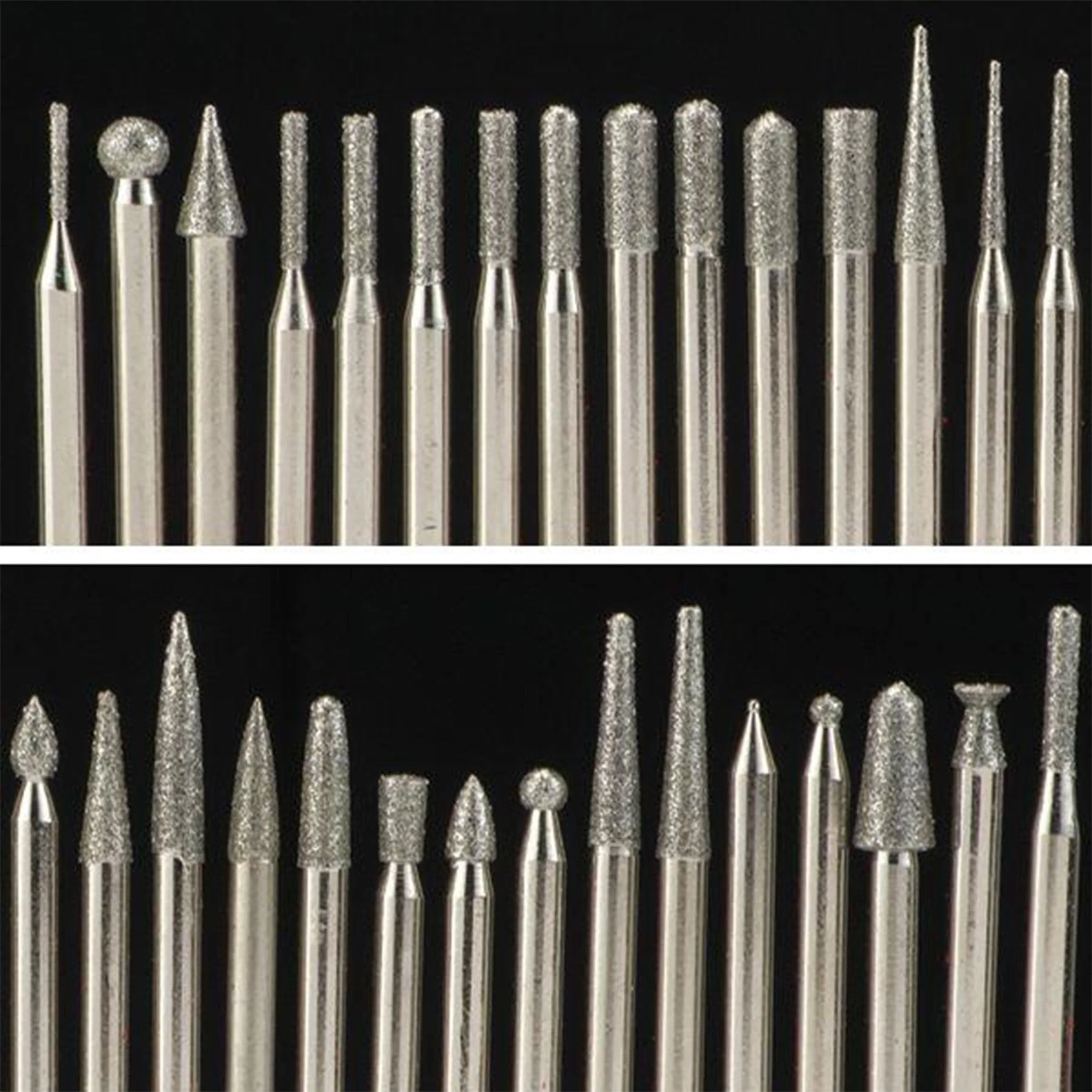 Diamond Tip Carving Burr Set – 120 Piece