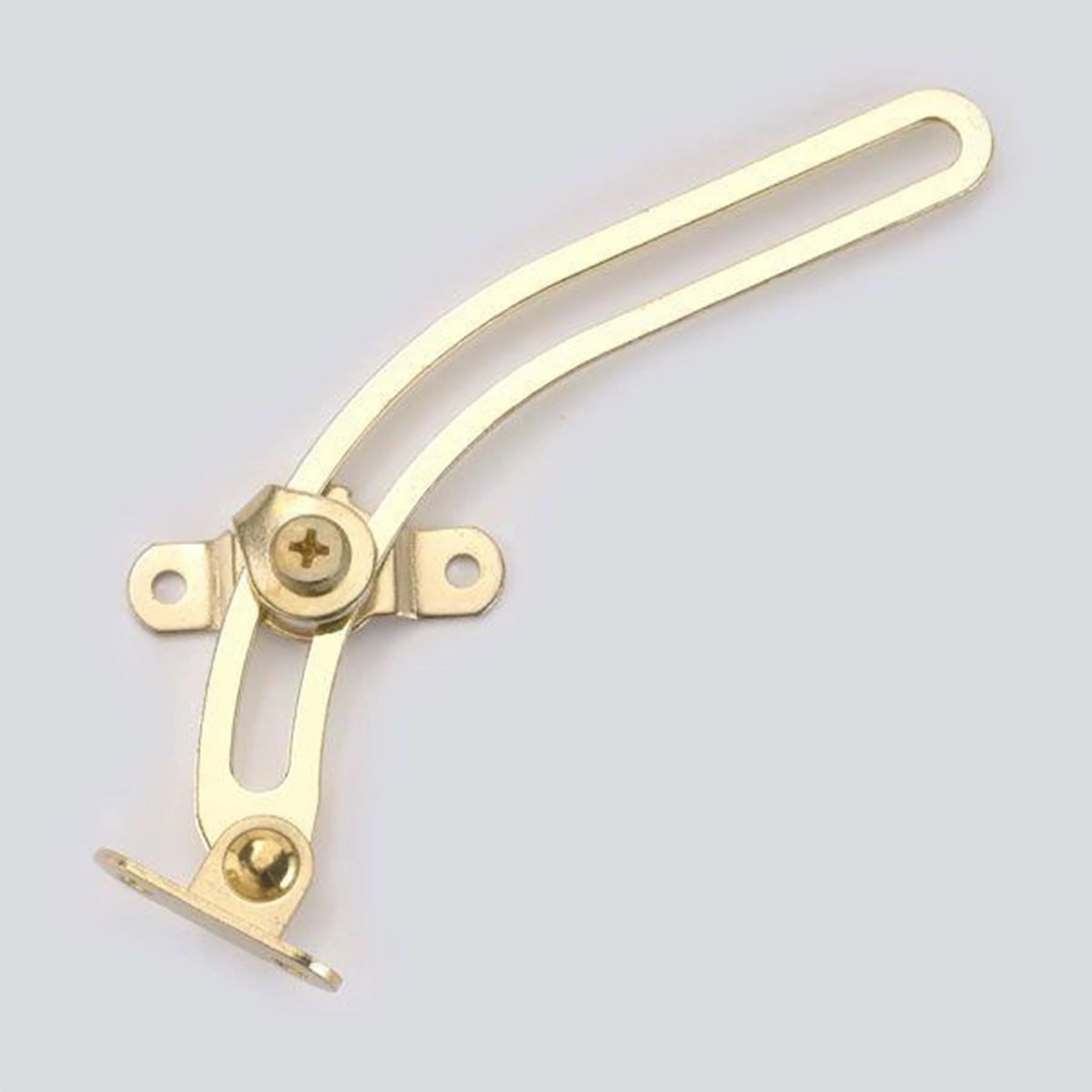Curved Left Hand Friction Lid Support with Screws - Image 1