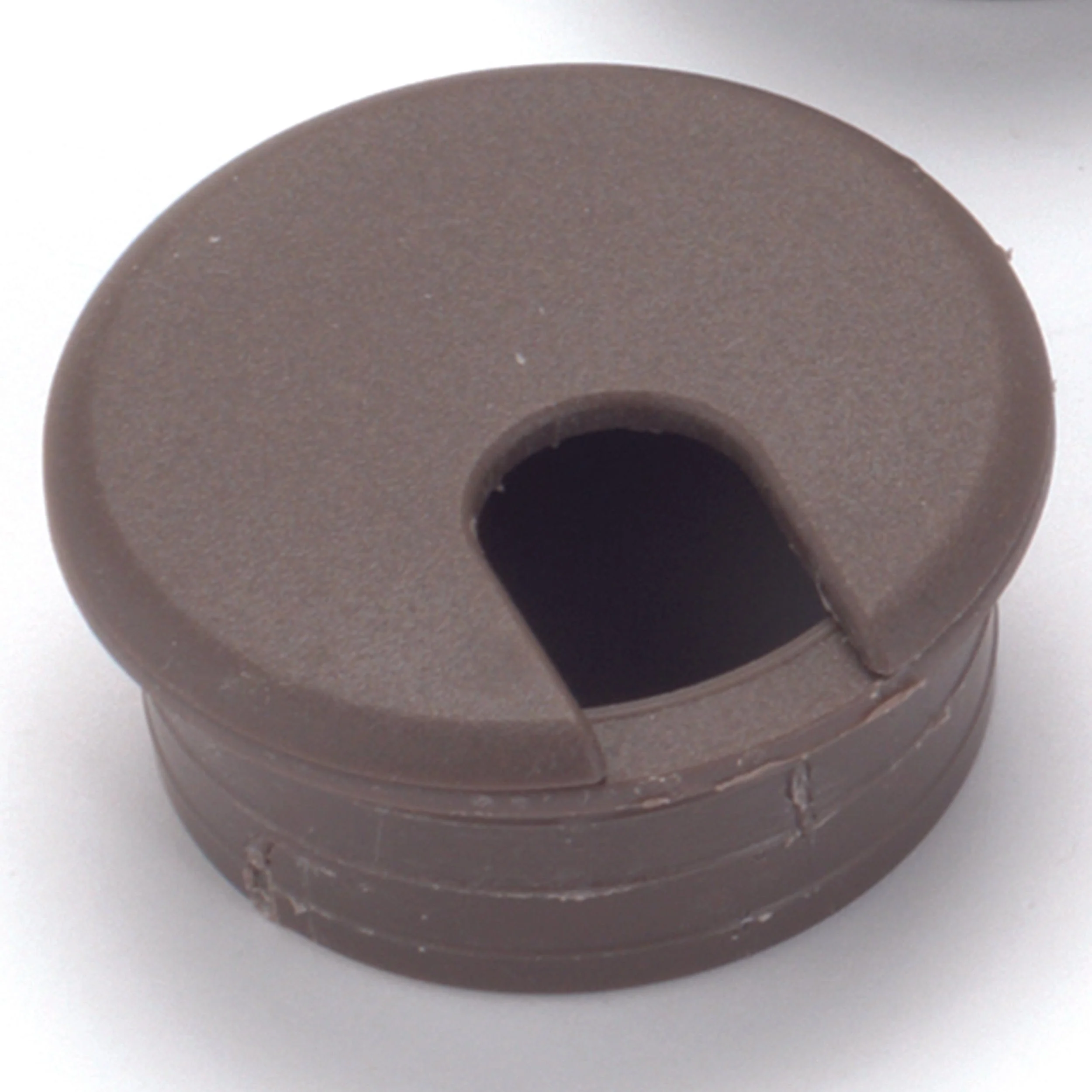 2″ Cable Management Plastic Grommet Brown