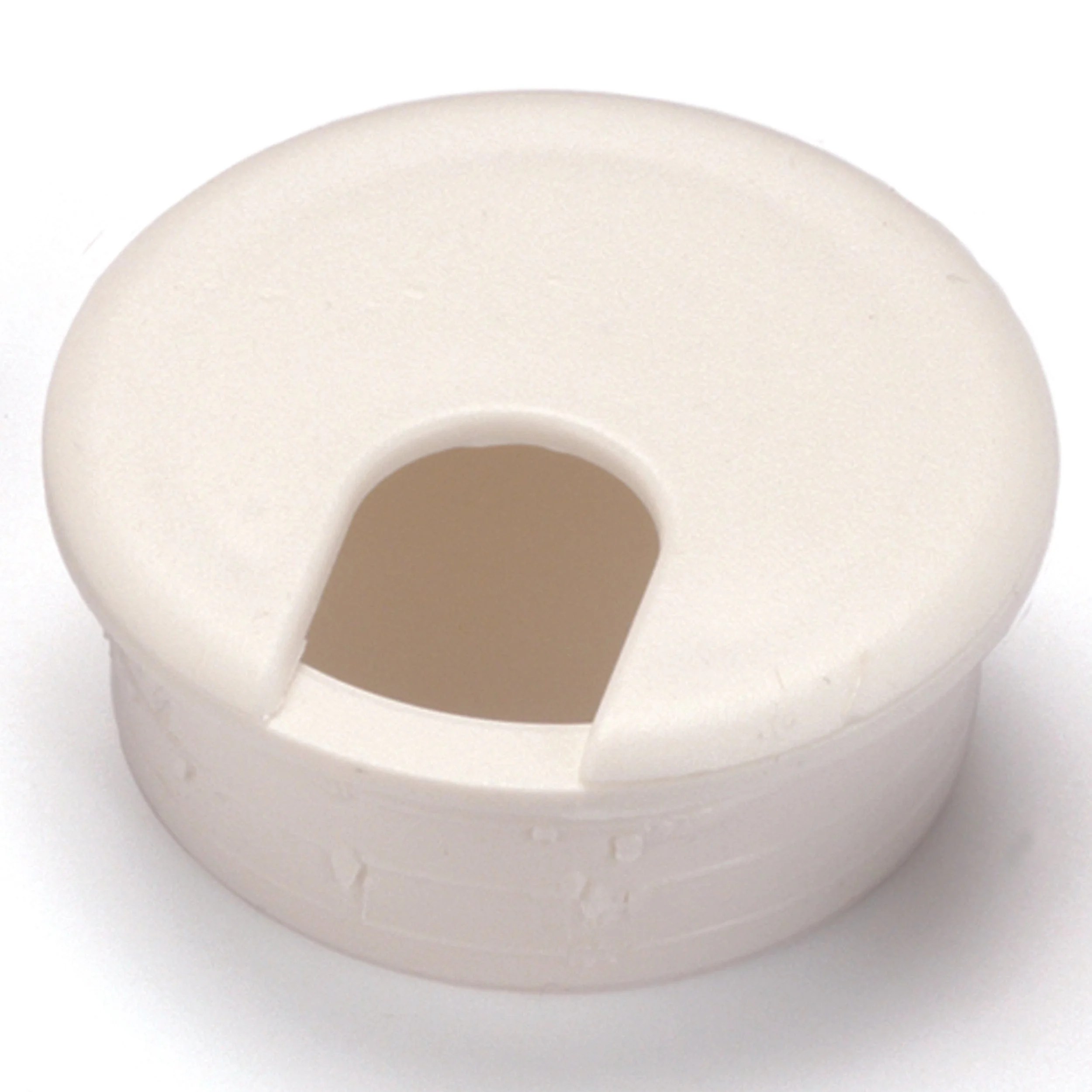 2-1/2″ Cable Management Plastic Grommet White