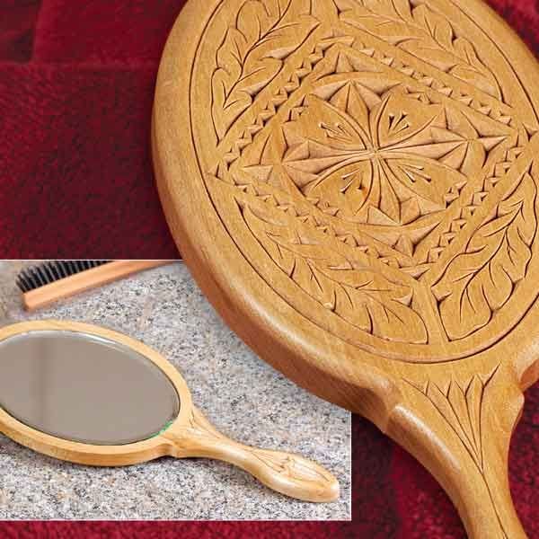 Chip Carved Hand Mirror – Downloadable Plan