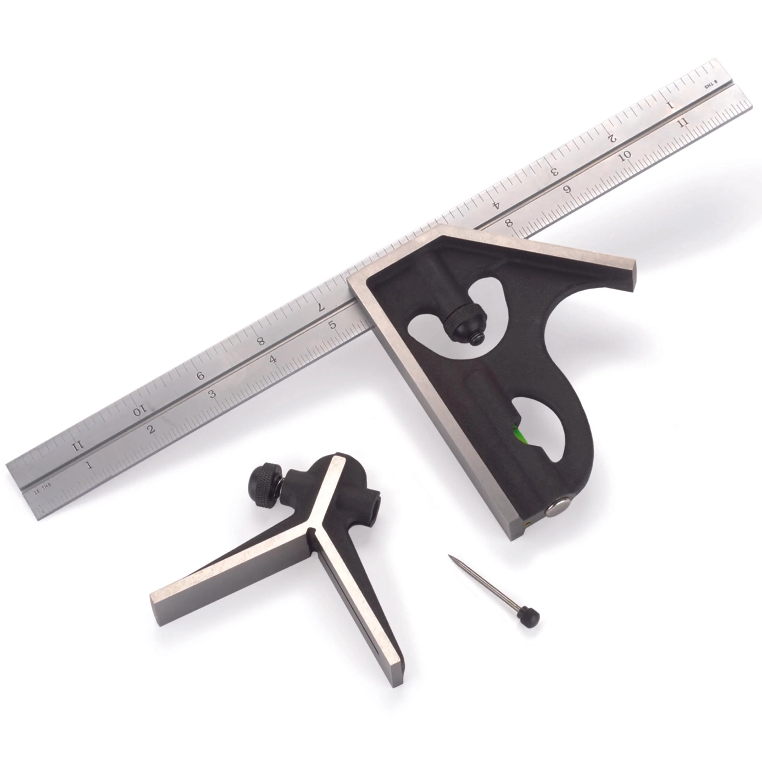 12″ Combination Square Set – Imperial – 3 Piece