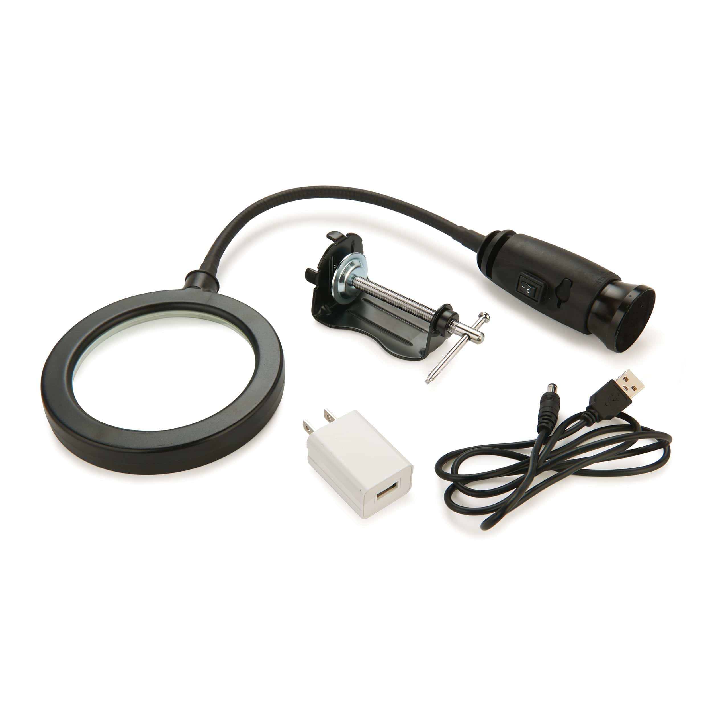 LED Shop Light With Magnifying Glass Head - Image 2