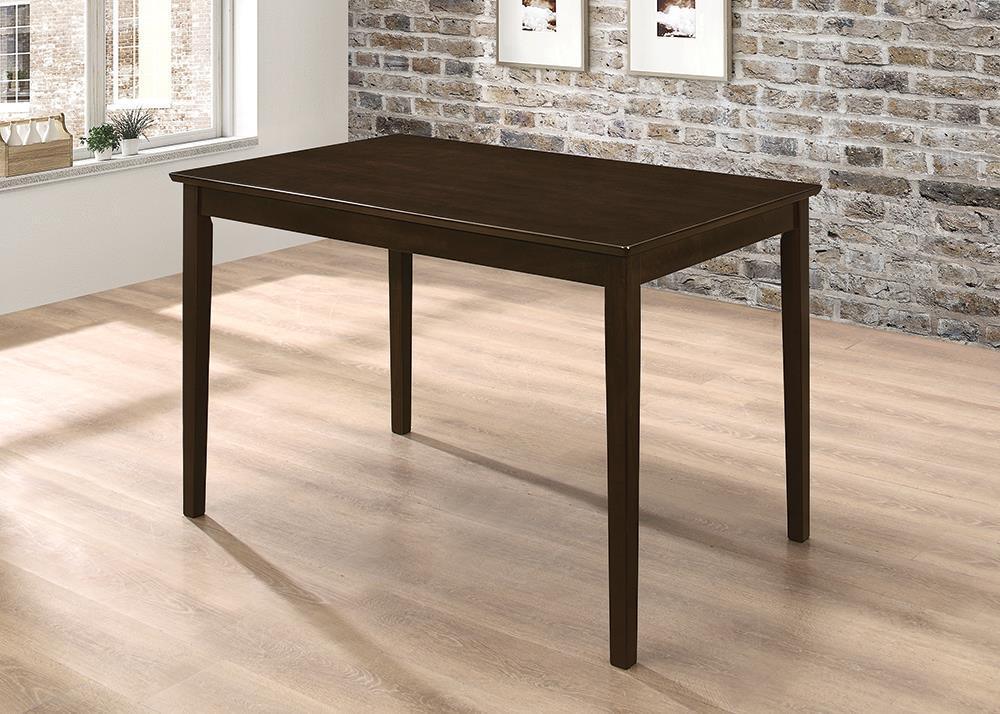 G150232 Cappuccino Dark Brown Rectangular Dining Room Set - Image 2