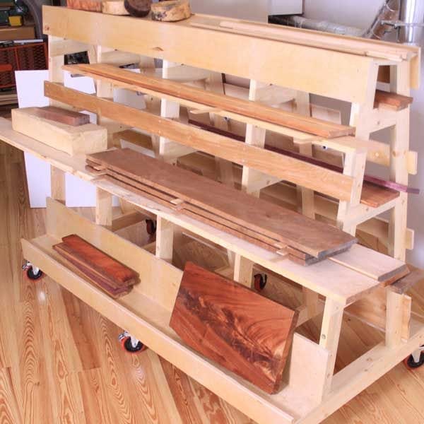Lumber & Sheet Goods Storage Rack - Downloadable Plan - Image 1