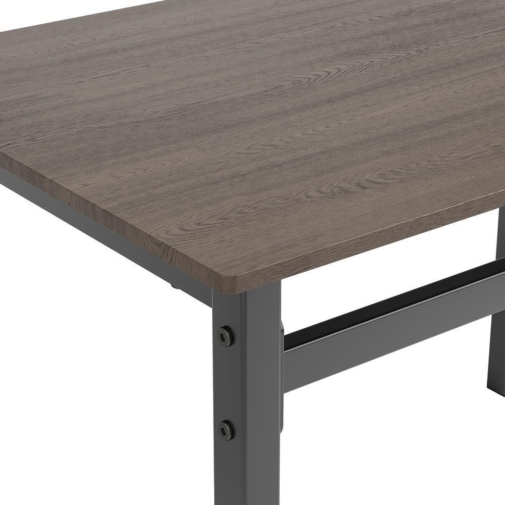 G150505 Brown Matte Black Rectangular Dining Room Set - Image 2
