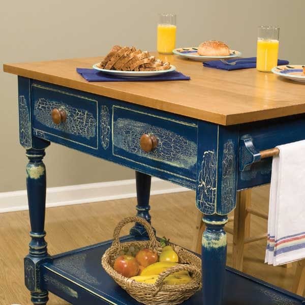 Country Kitchen Work Table – Downloadable Plan