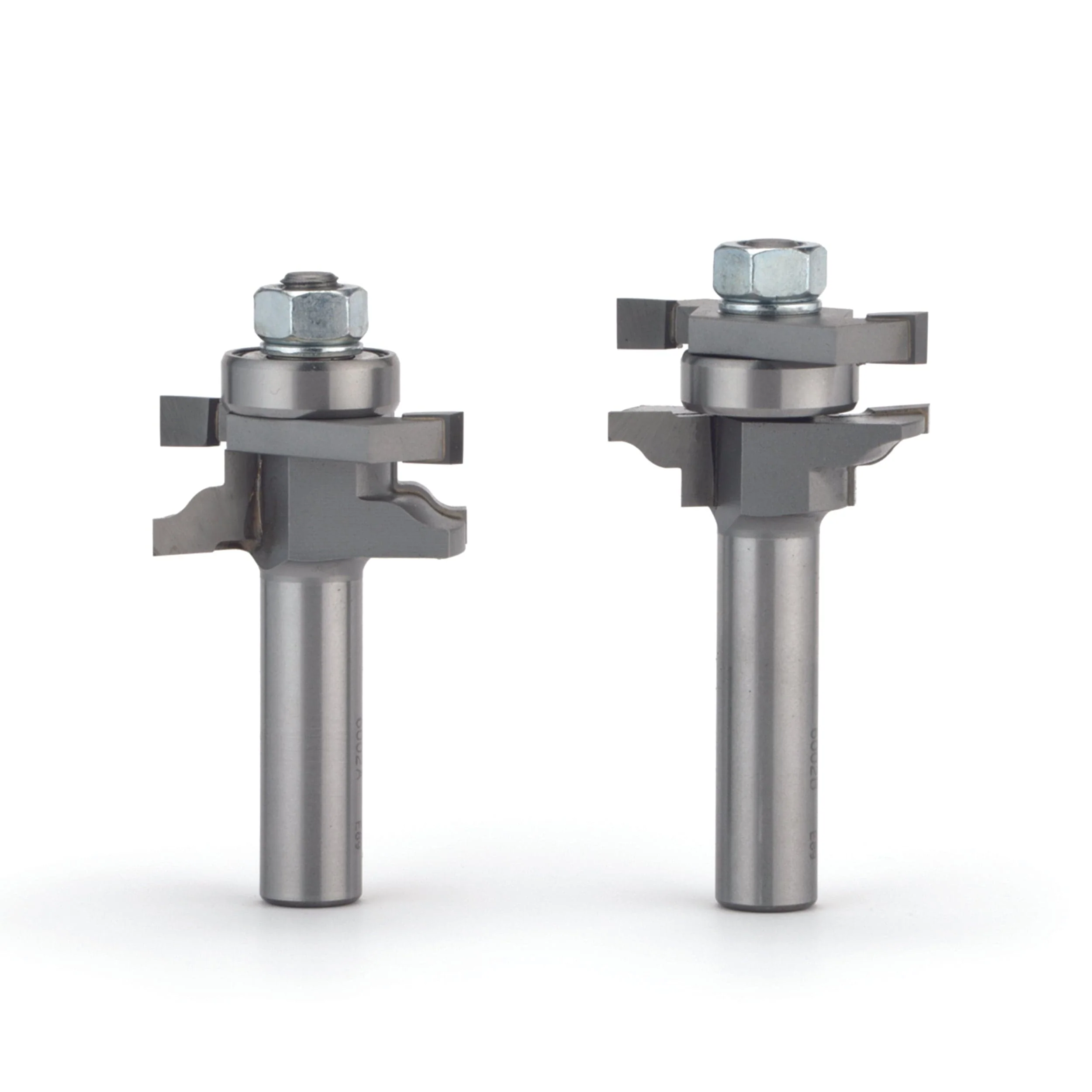 Ogee Stile and Rail Door Router Bit Set - 1/2" SH - 1-5/8" OD x 7/8" CL - 2 Piece - Image 1