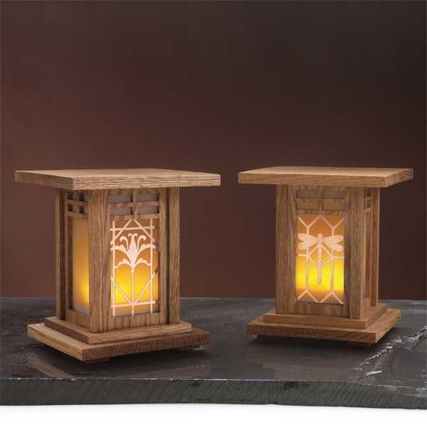 Arts & Crafts Luminaries - Downloadable Plan - Image 1