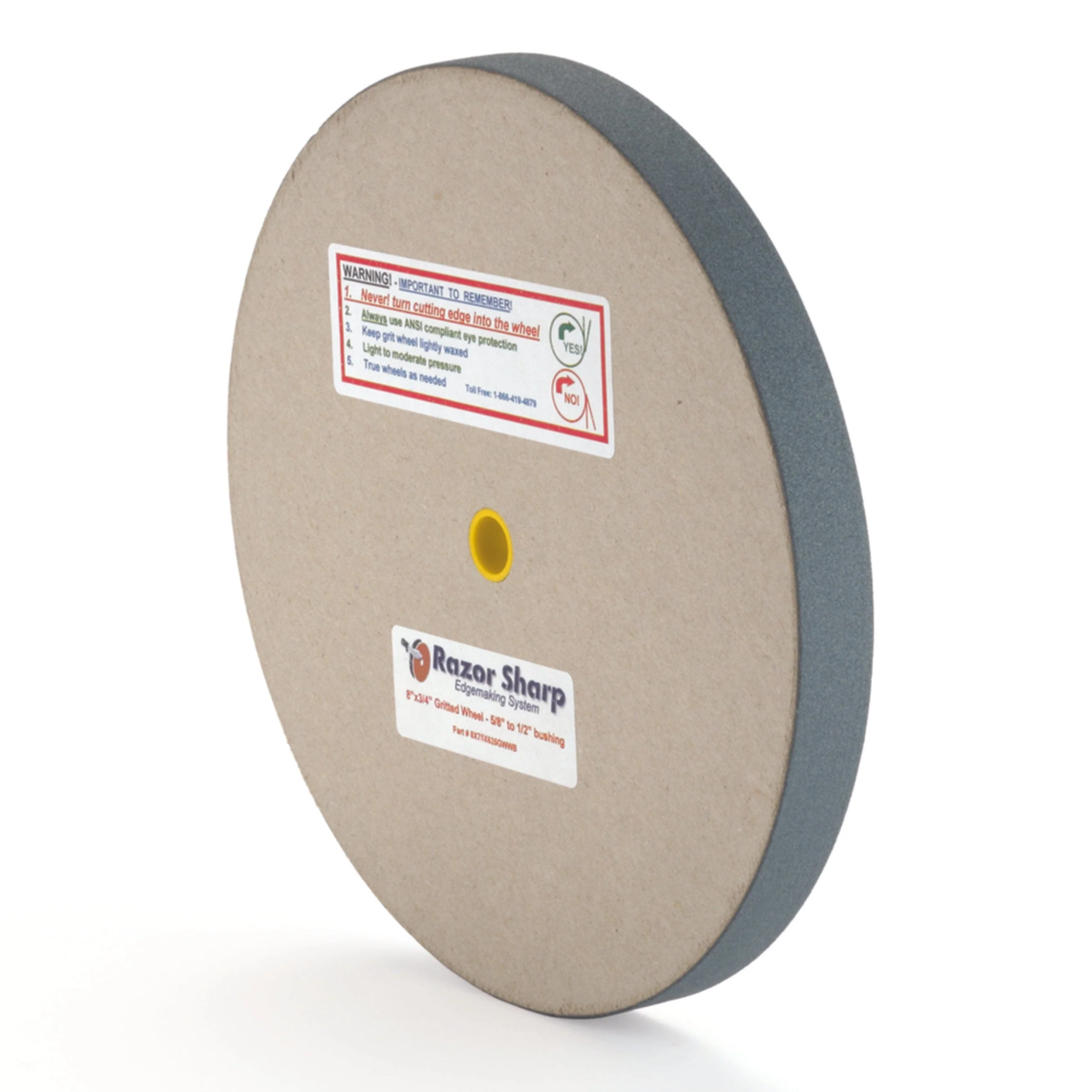 Razor Sharp Edgemaking 8″ Grit Wheel