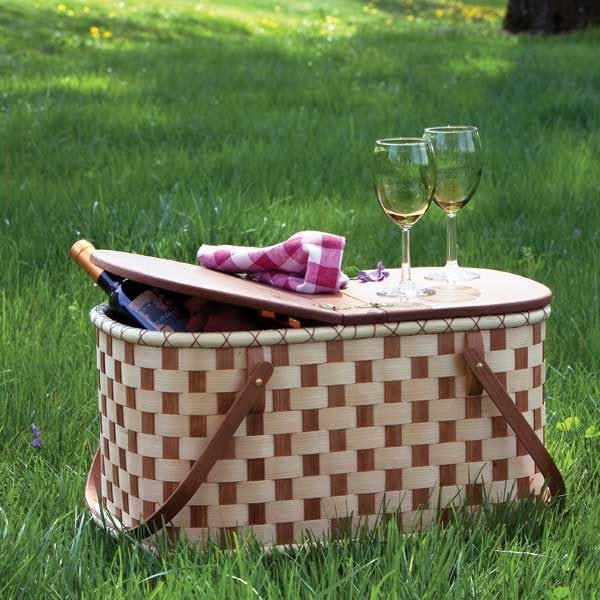 Woven-Wood Picnic Basket – Downloadable Plan