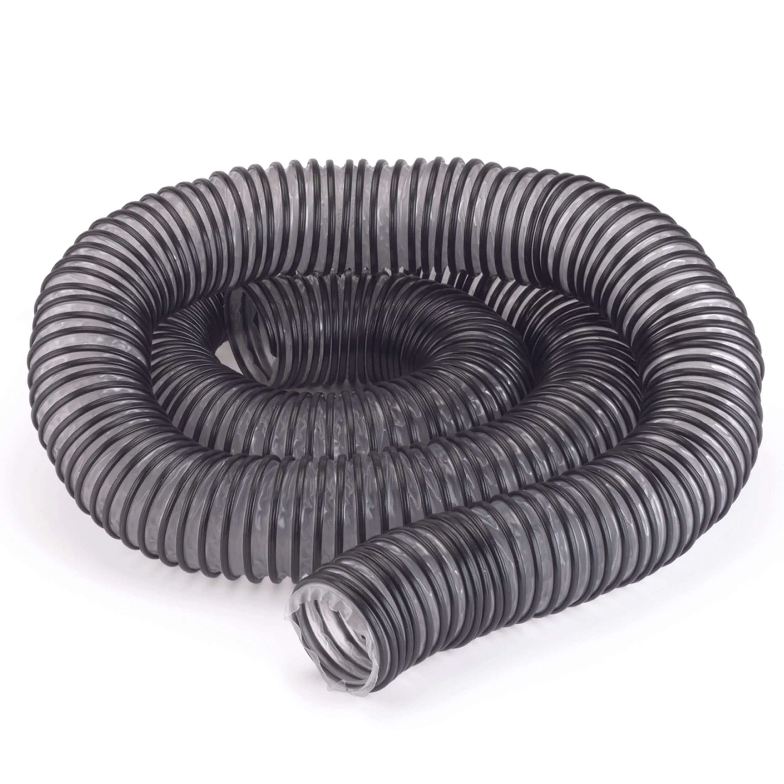Light-Duty Dust Collection Hose – 2-1/2″ x 10′ – Semi-Clear