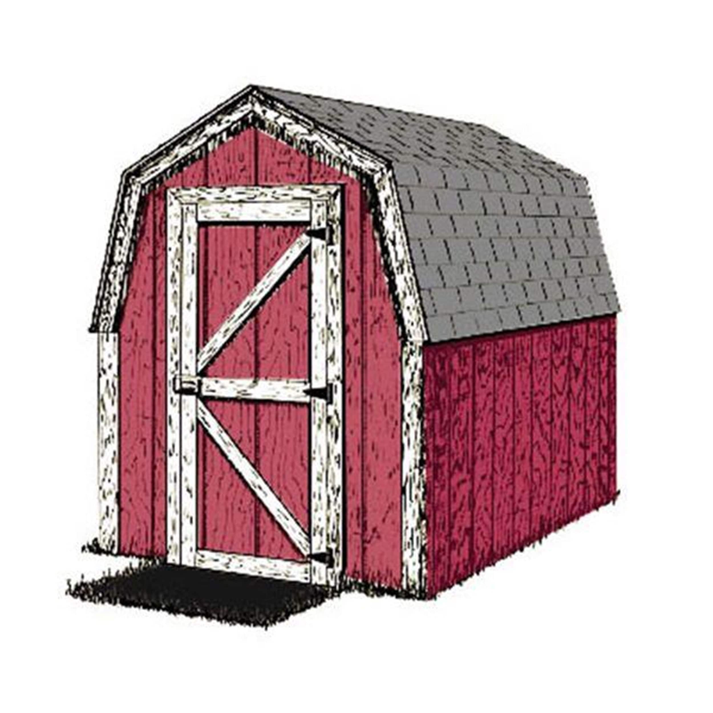 Woodworking Project Paper Plan to Build Small and Simple Shed - Image 1