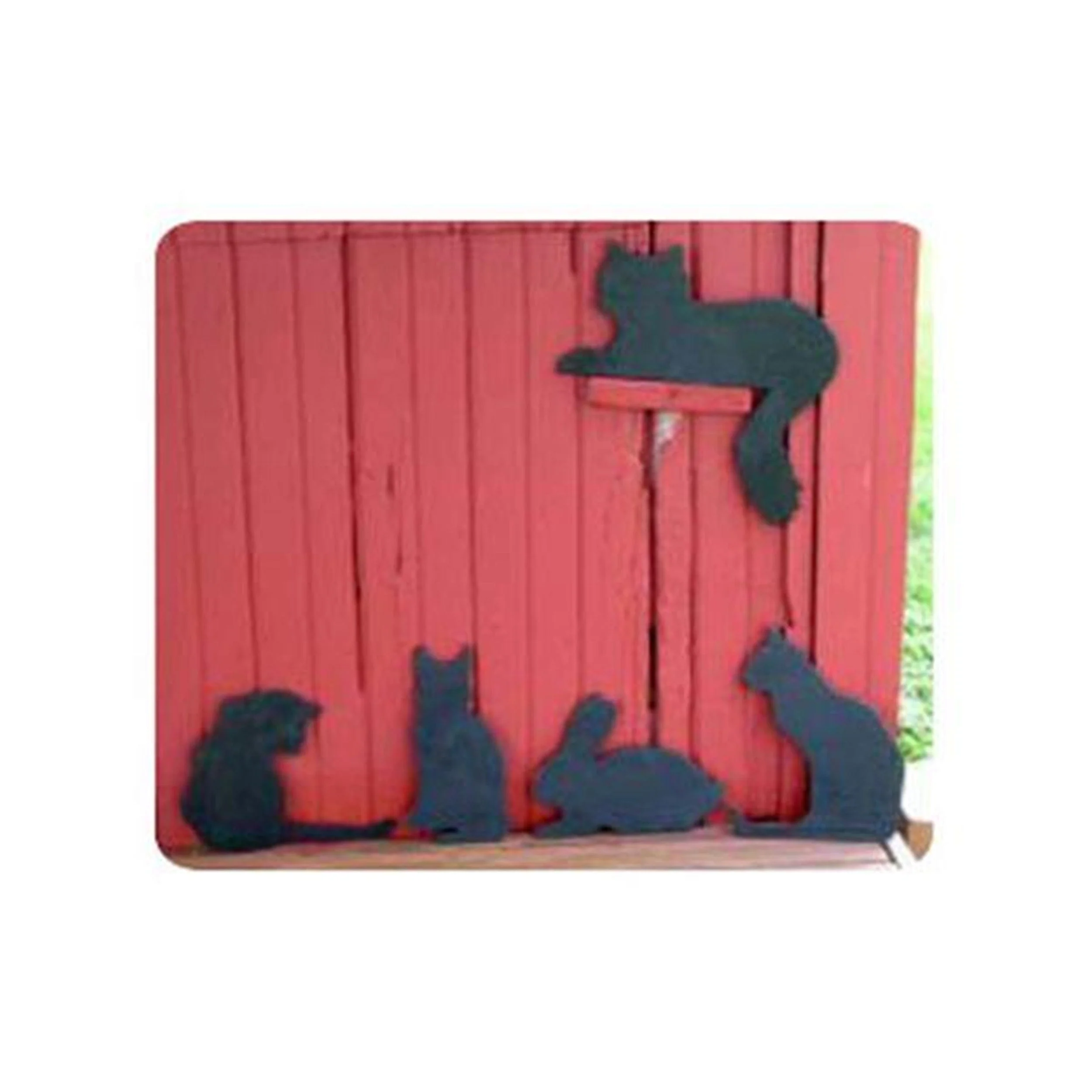 Woodworking Project Paper Plan to Build Cats and Rabbit Shadow - Image 1
