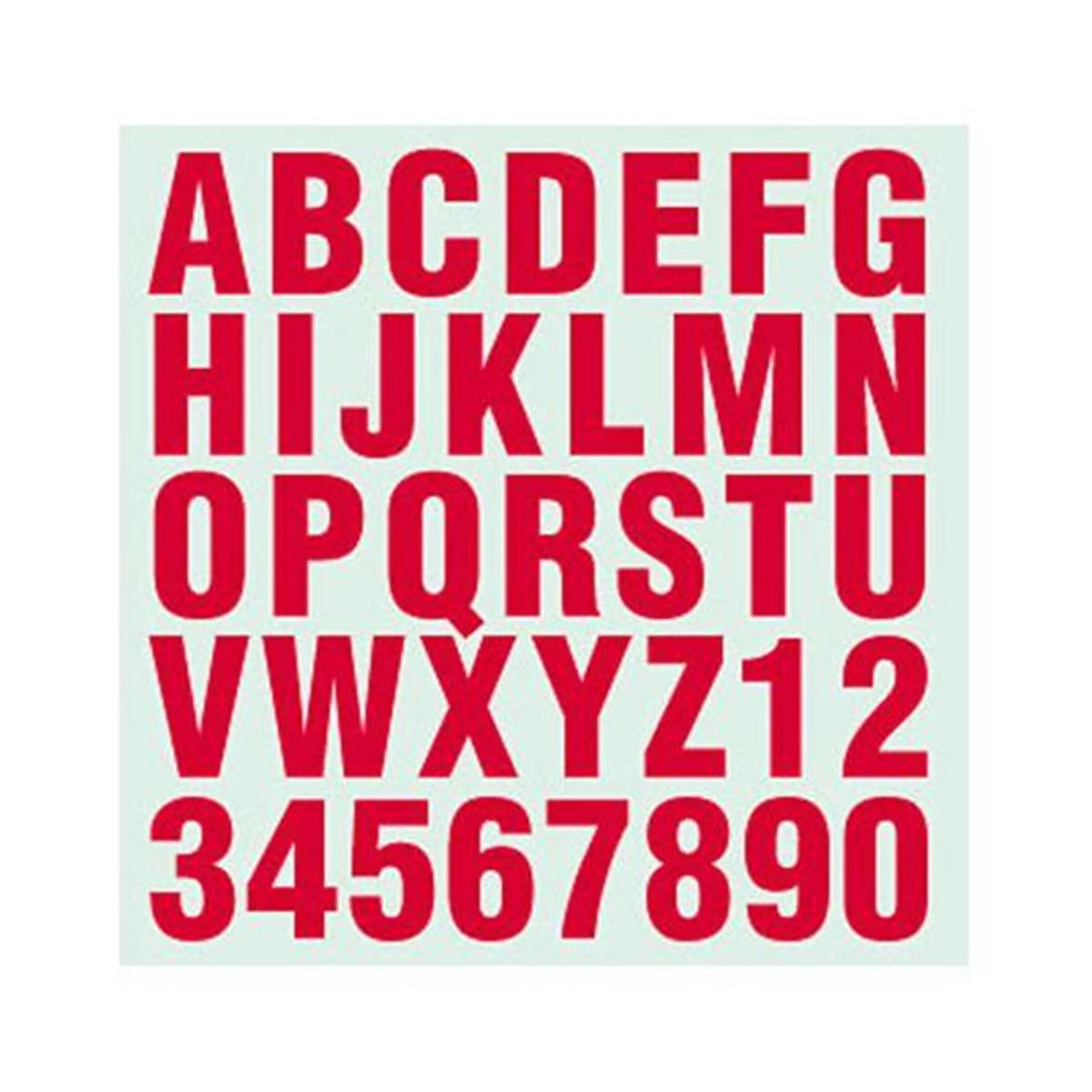 Woodworking Project Paper Plan to Build 1' Tall Letters and Numbers - Image 1