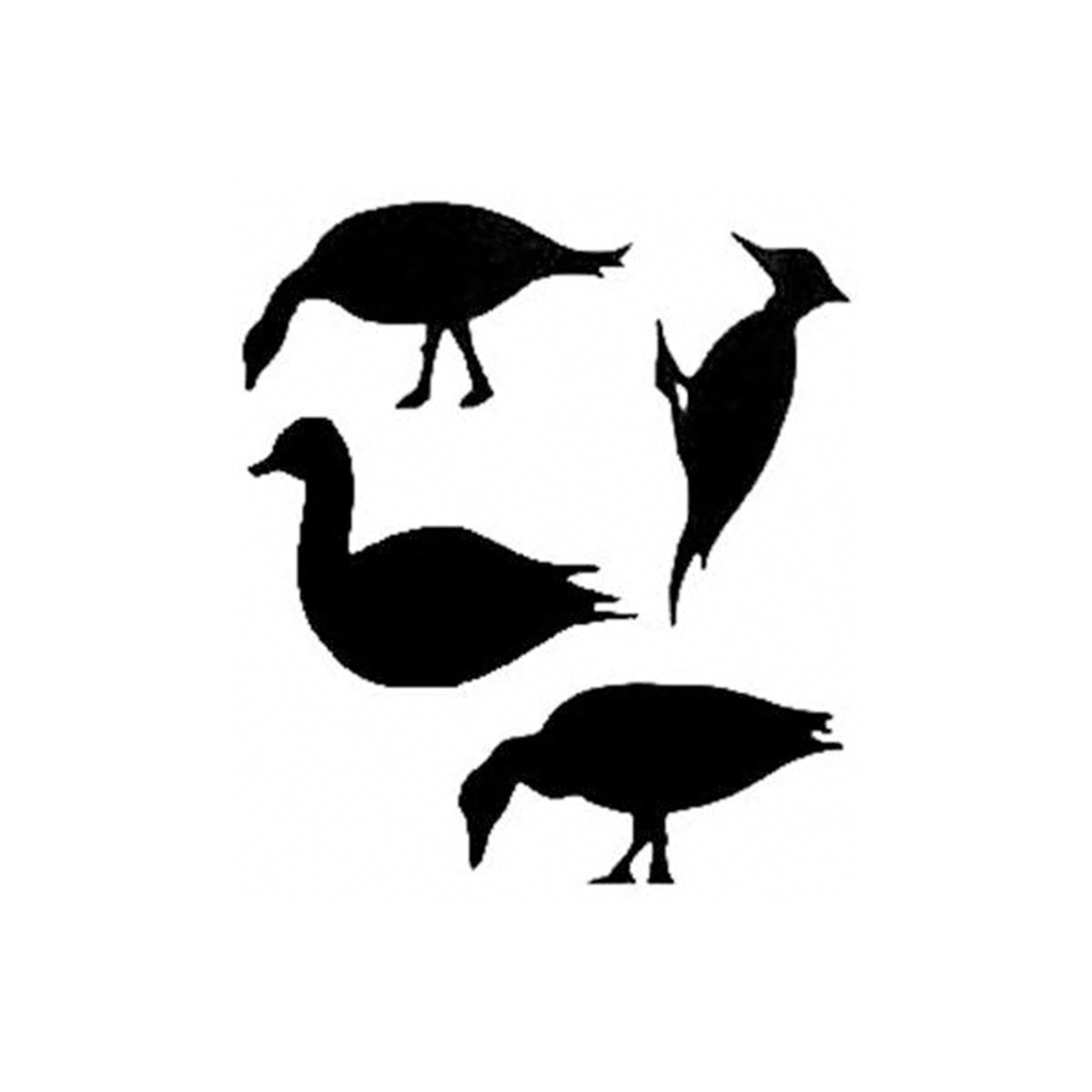 Woodworking Project Paper Plan to Build Bird Family Shadow - Image 1