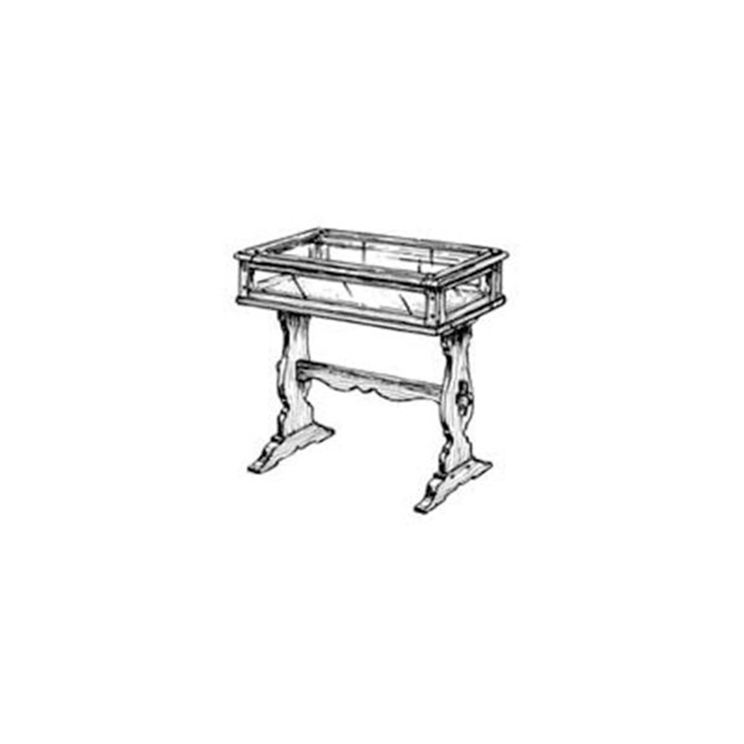 Woodworking Project Paper Plan to Build Collector's Display Table - Image 1