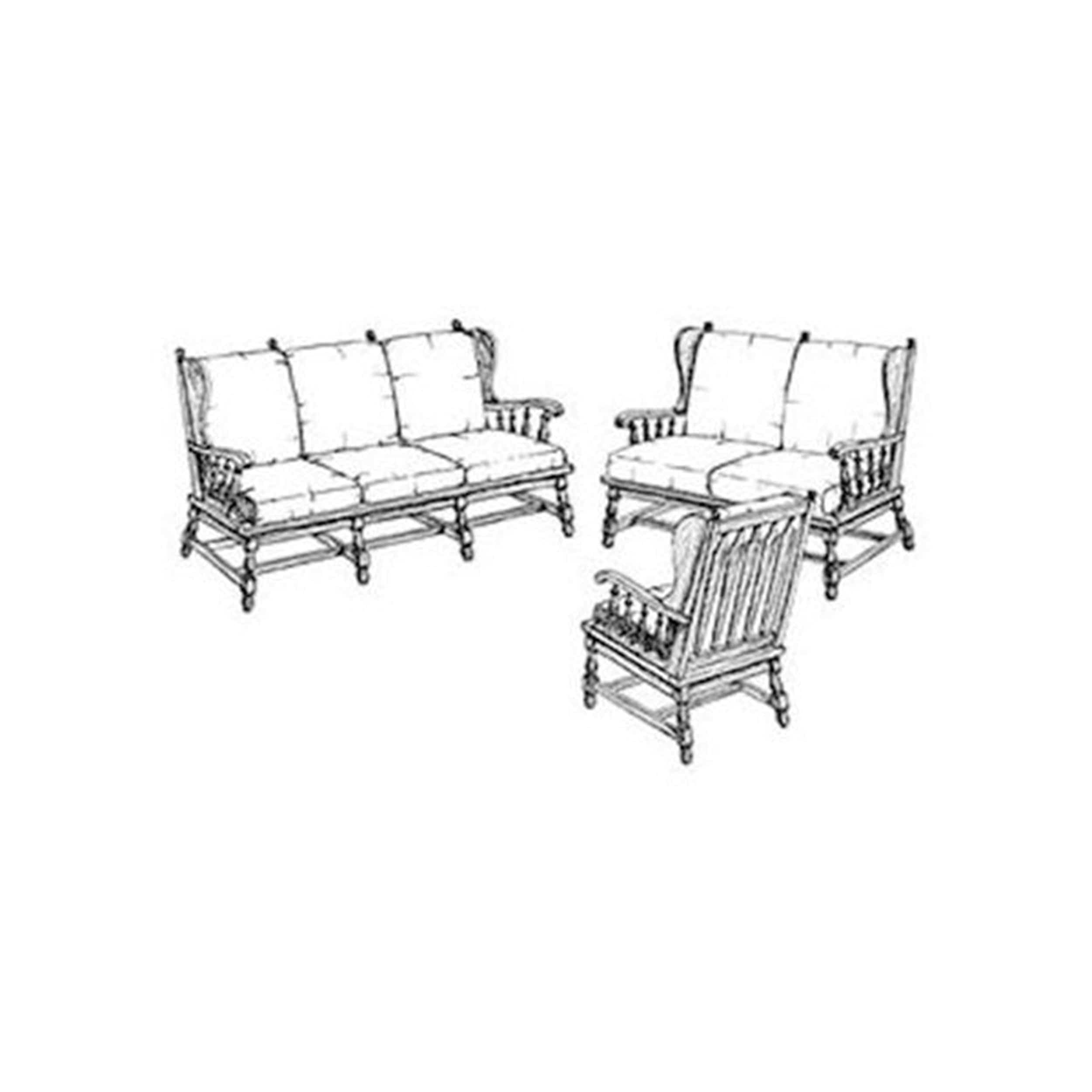 Woodworking Project Paper Plan to Build Sofa, Chair and Loveseat - Image 1