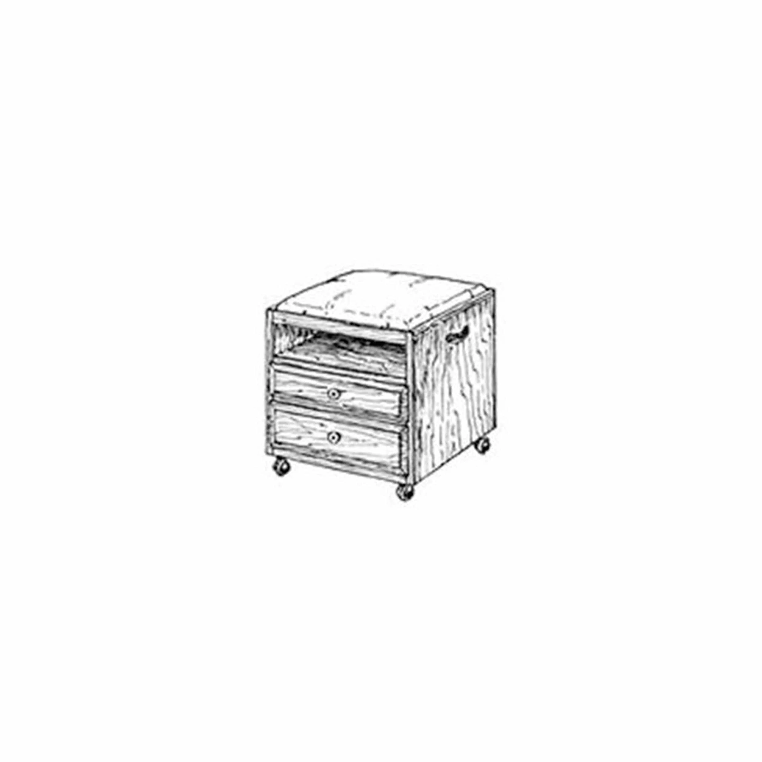 Woodworking Project Paper Plan to Build Rolling Sewing Box - Image 1