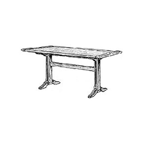 Woodworking Project Paper Plan to Build Shaker Dining Table - Image 1