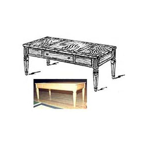 Woodworking Project Paper Plan to Build Cocktail Table - Image 1