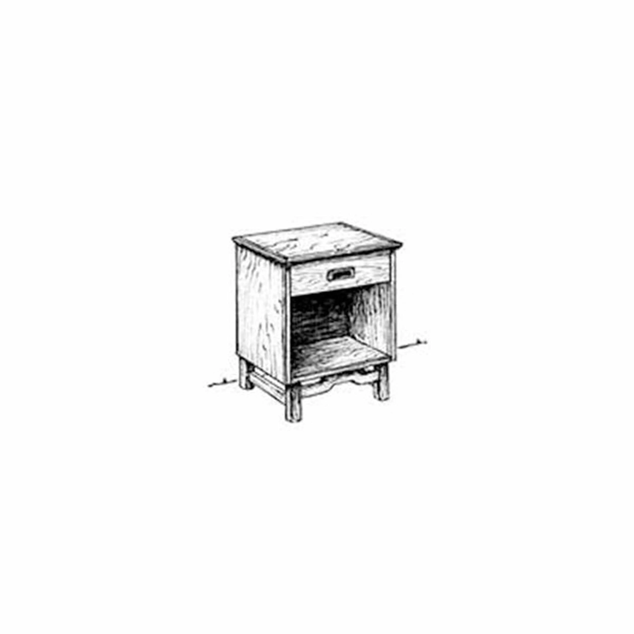 Woodworking Project Paper Plan to Build Simple Nightstand - Image 1