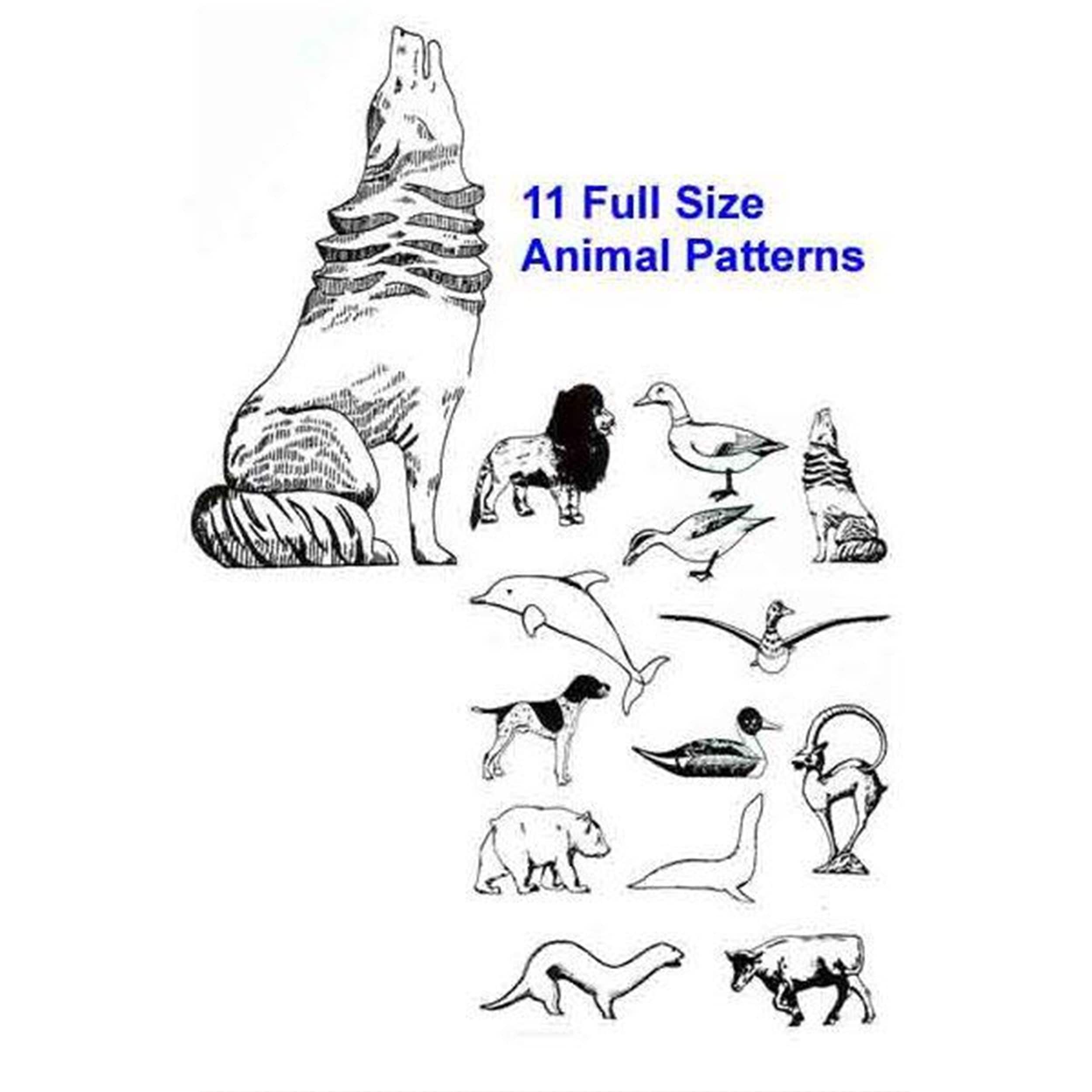 Woodworking Project Paper Plan to Build Woodcarver’s Animal
