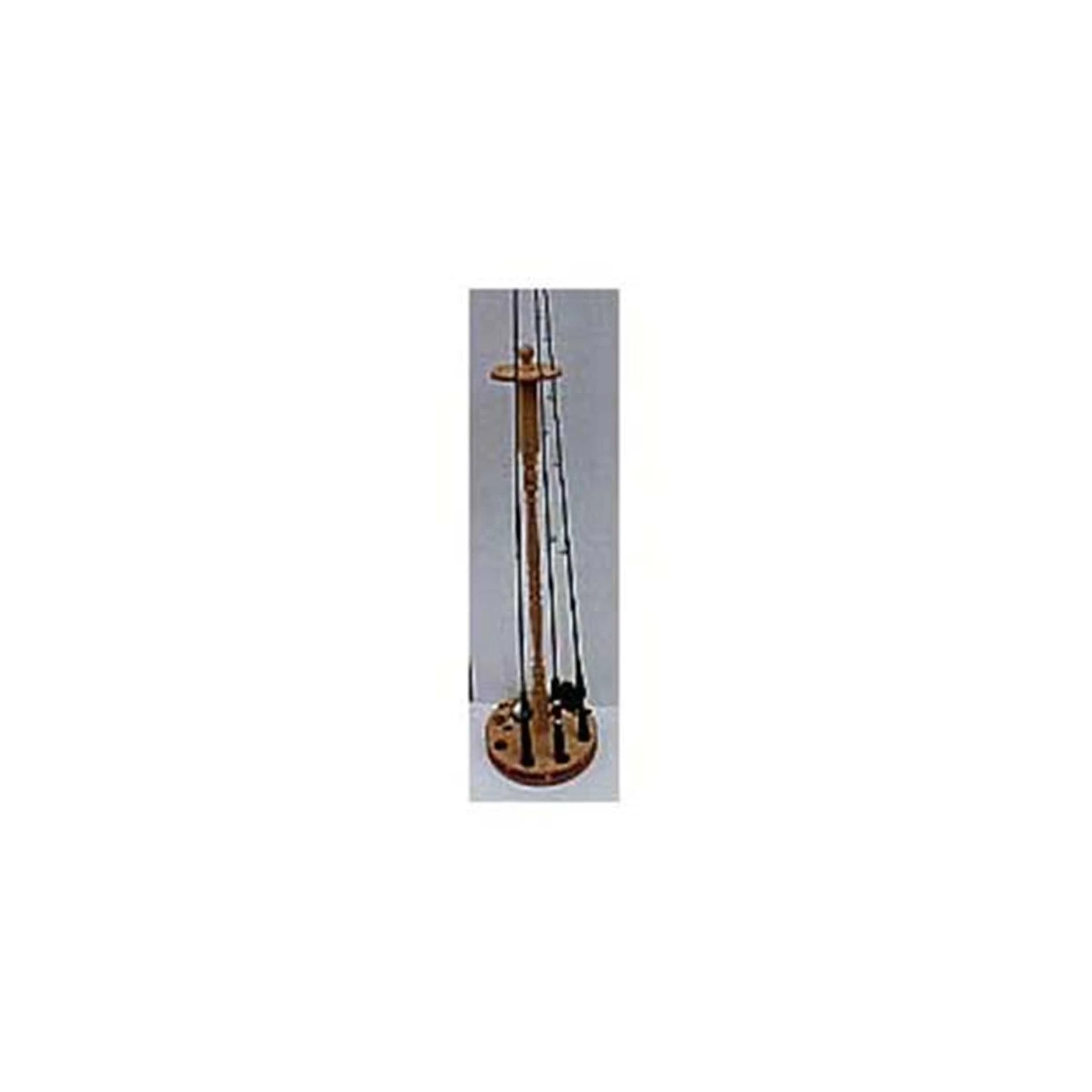 Woodworking Project Paper Plan to Build Fishing Pole Stand - Image 1