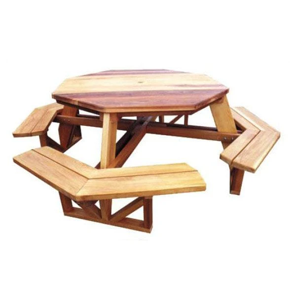 Octagon Picnic Table - 85" Wide - Downloadable Plan - Image 1