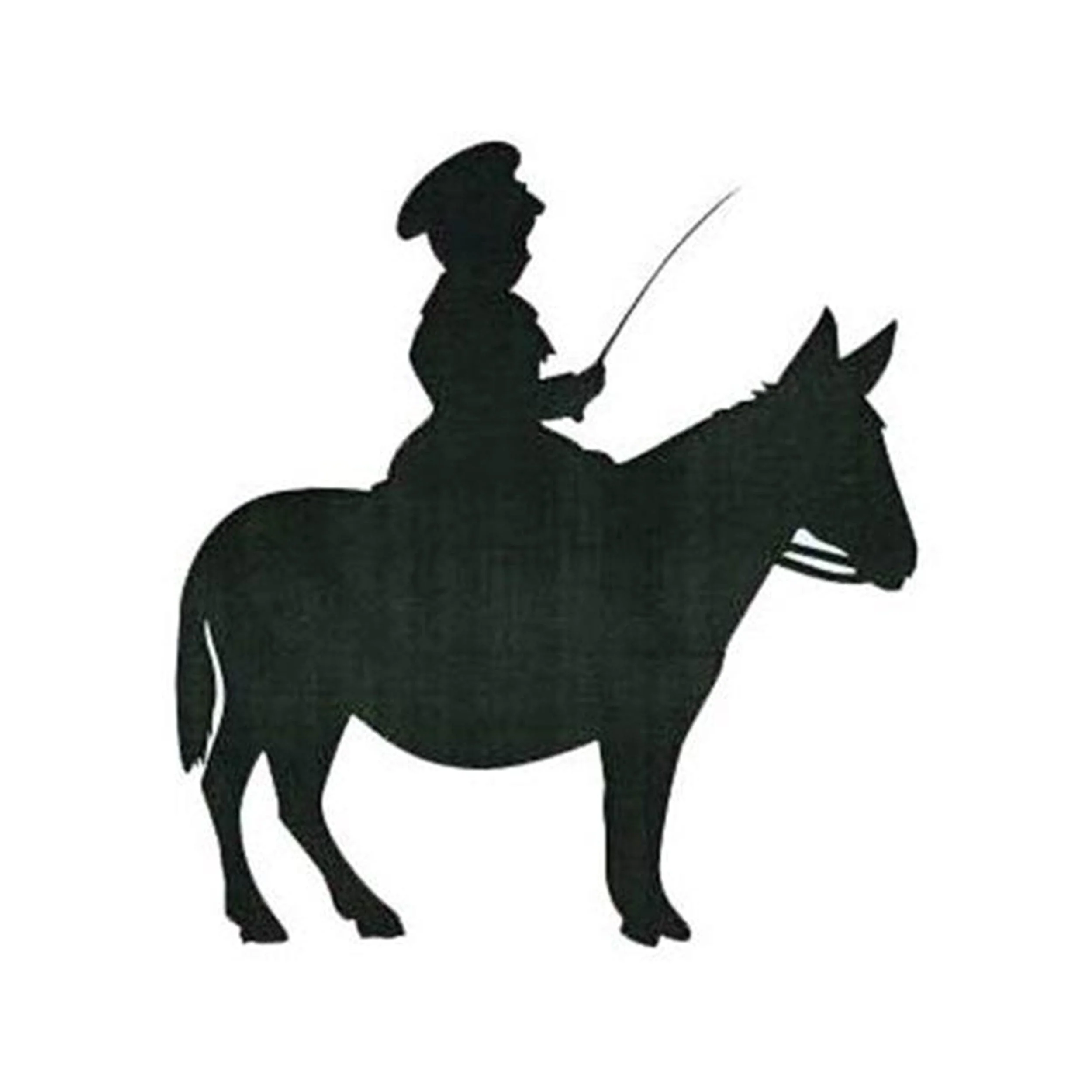 Woodworking Project Paper Plan to Build Mule Boy Shadow Pattern - Image 1