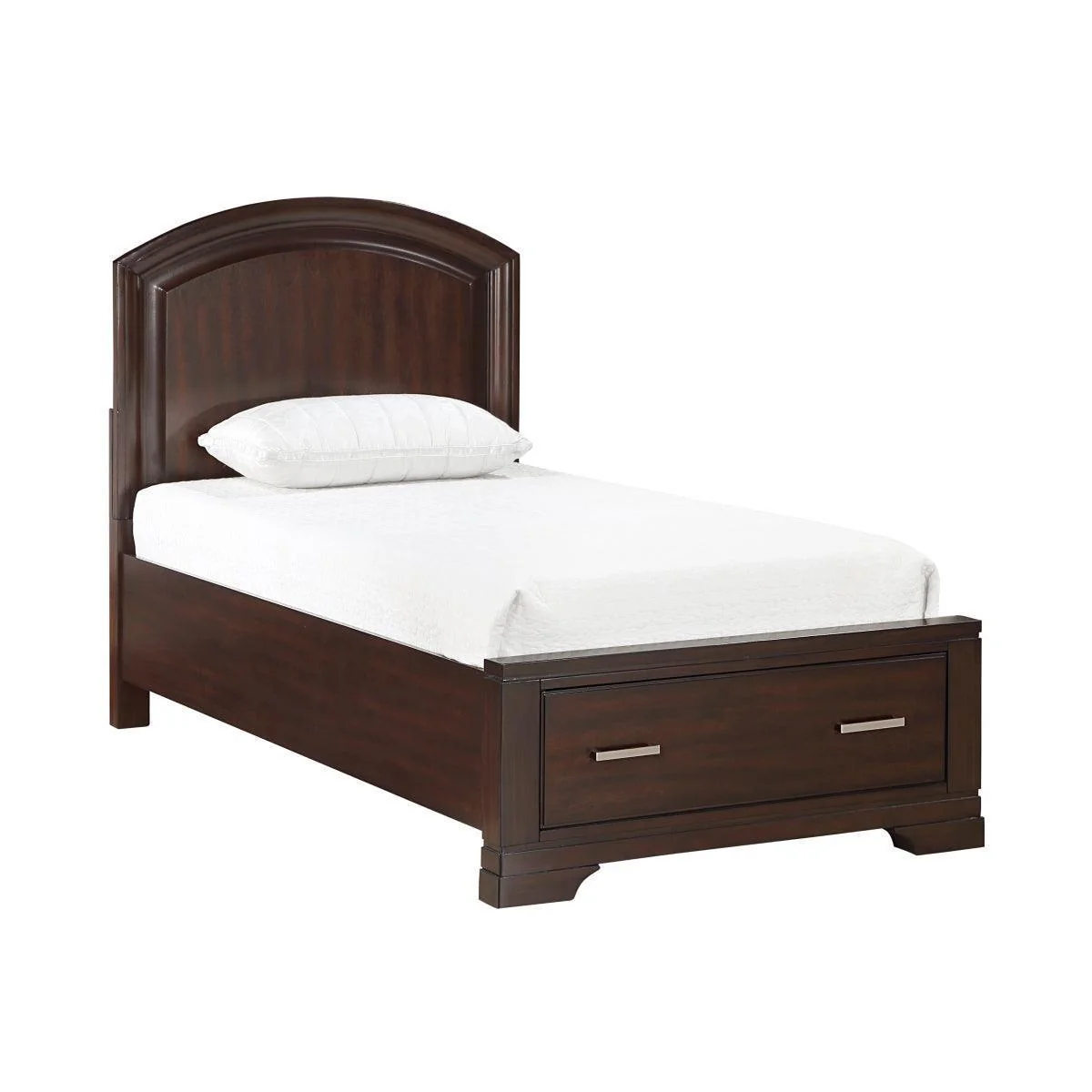 Hudson Cherry Storage Platform Twin Bed - Image 2
