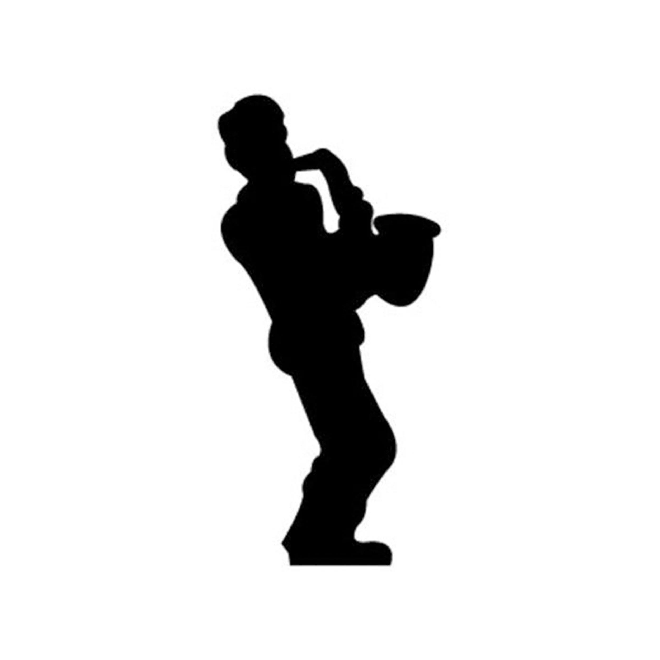 Woodworking Project Paper Plan to Build Saxophone Player Shadow - Image 1