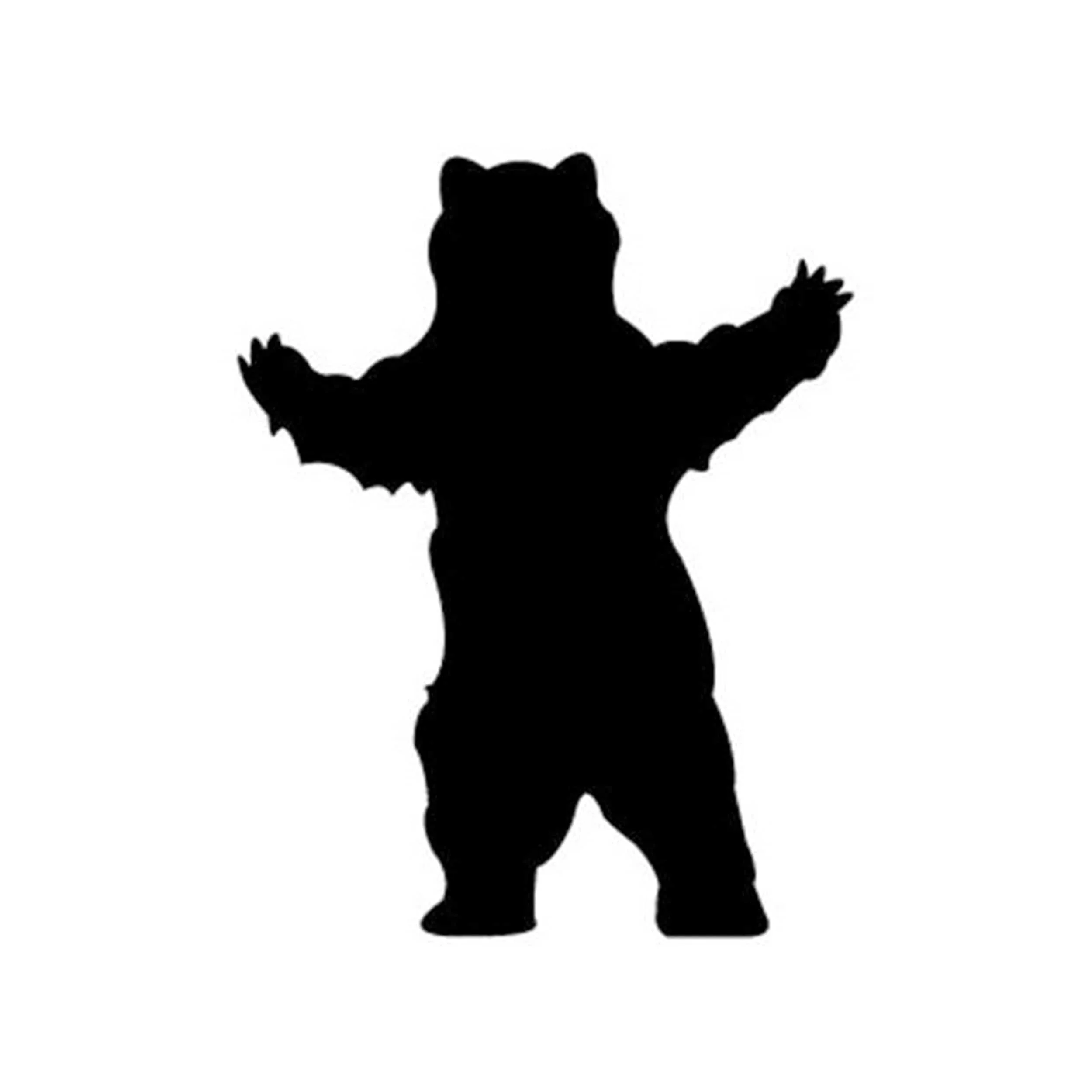 Woodworking Project Paper Plan to Build 5' Growling Grizzly Shadow - Image 1