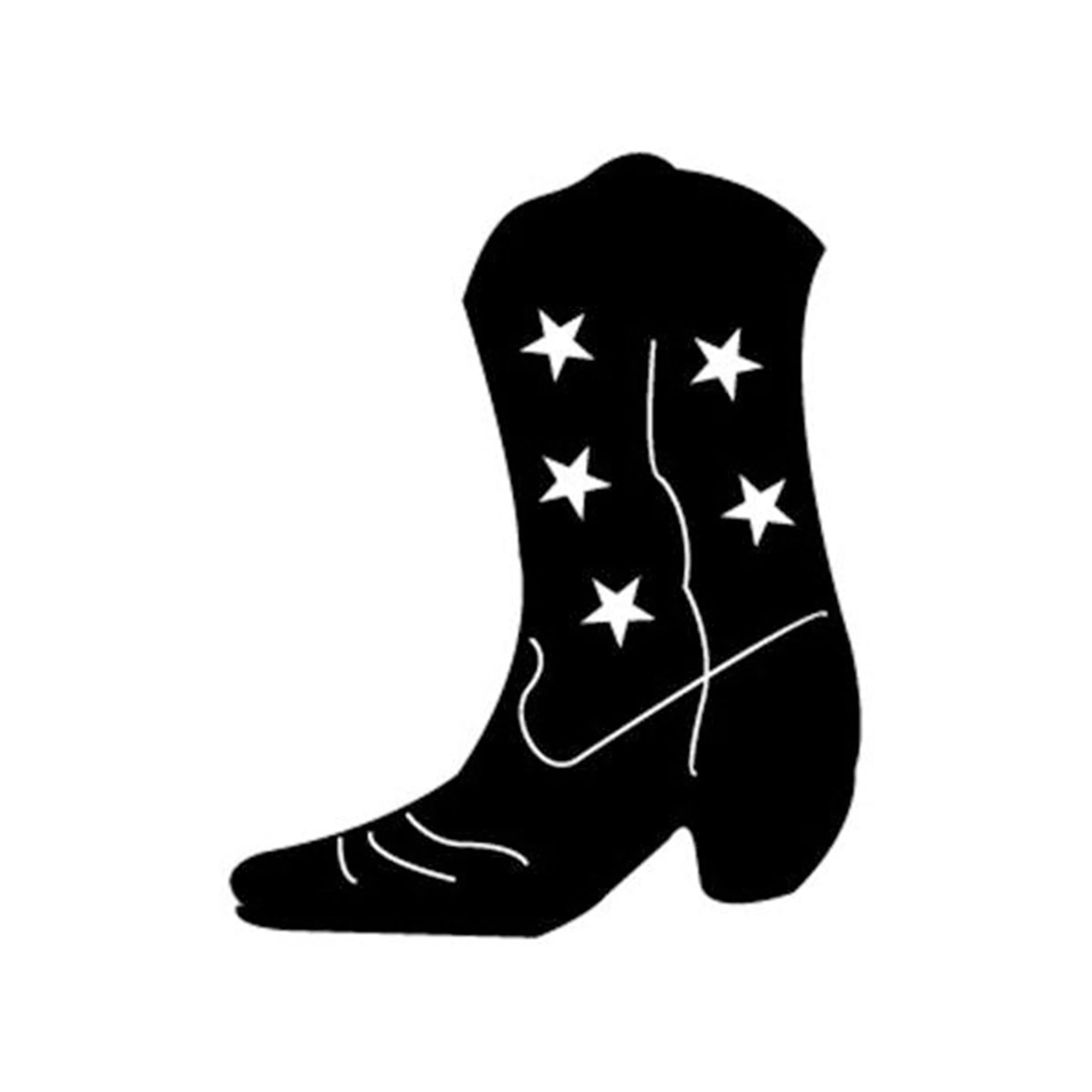 Woodworking Project Paper Plan to Build Big Cowboy Boot Shadow - Image 1