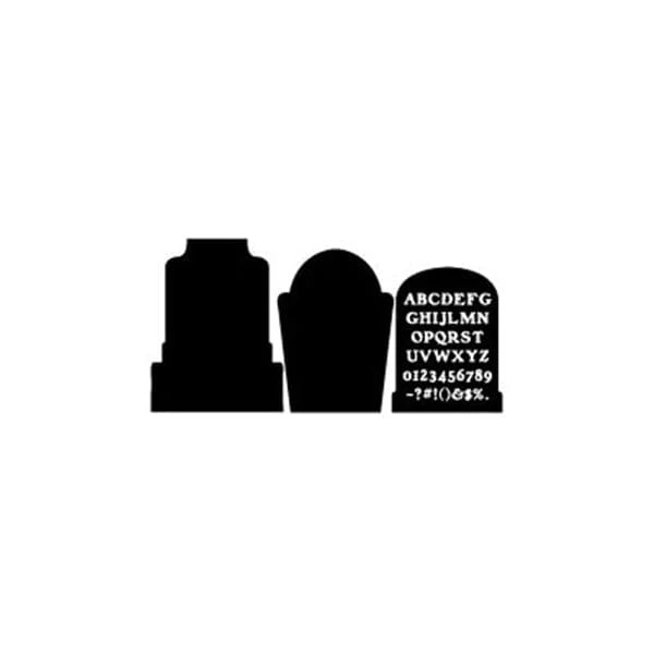 Woodworking Project Paper Plan to Build Tombstones and Letter Shadow - Image 1