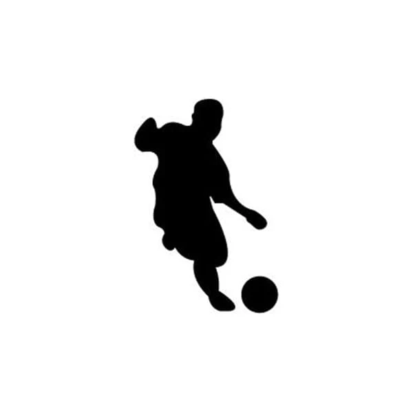 Woodworking Project Paper Plan to Build Soccer Player No.1 Shadow - Image 1