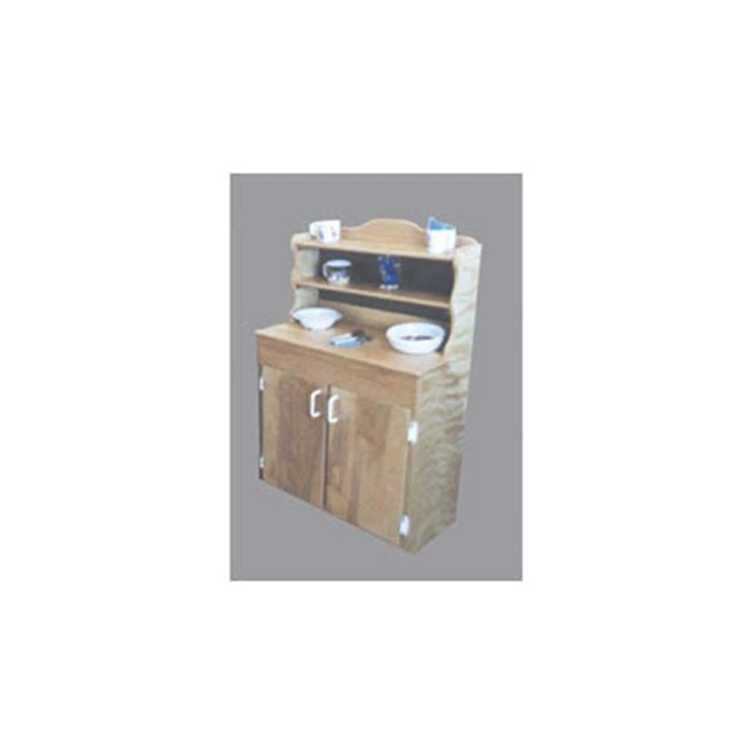 Woodworking Project Paper Plan to Build Kitchen Hutch - Image 1