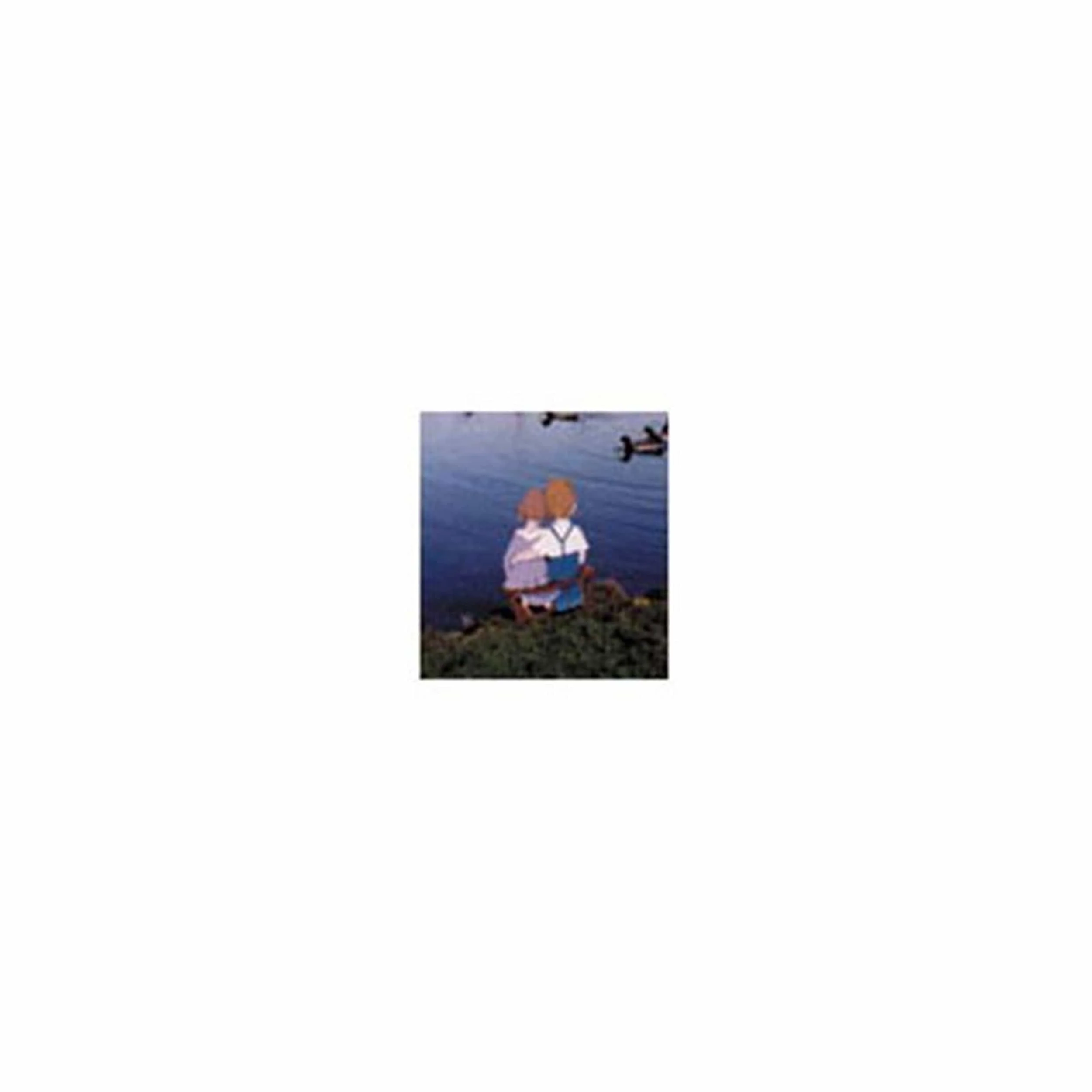 Woodworking Project Paper Plan to Build Boy and Girl on Bench - Image 1