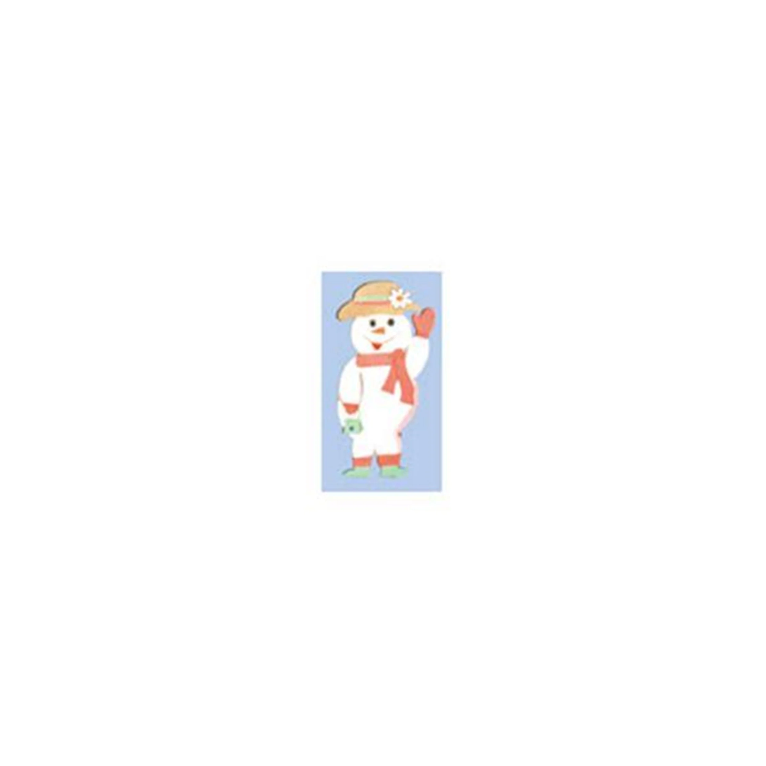Woodworking Project Paper Plan to Build Snowlady with Purse - Image 1