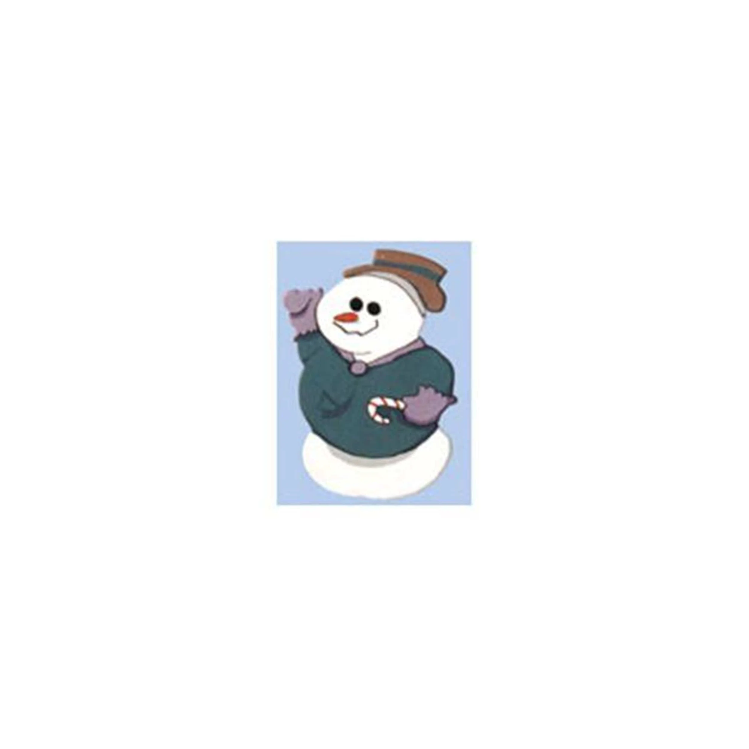 Woodworking Project Paper Plan to Build Snowman - Image 1
