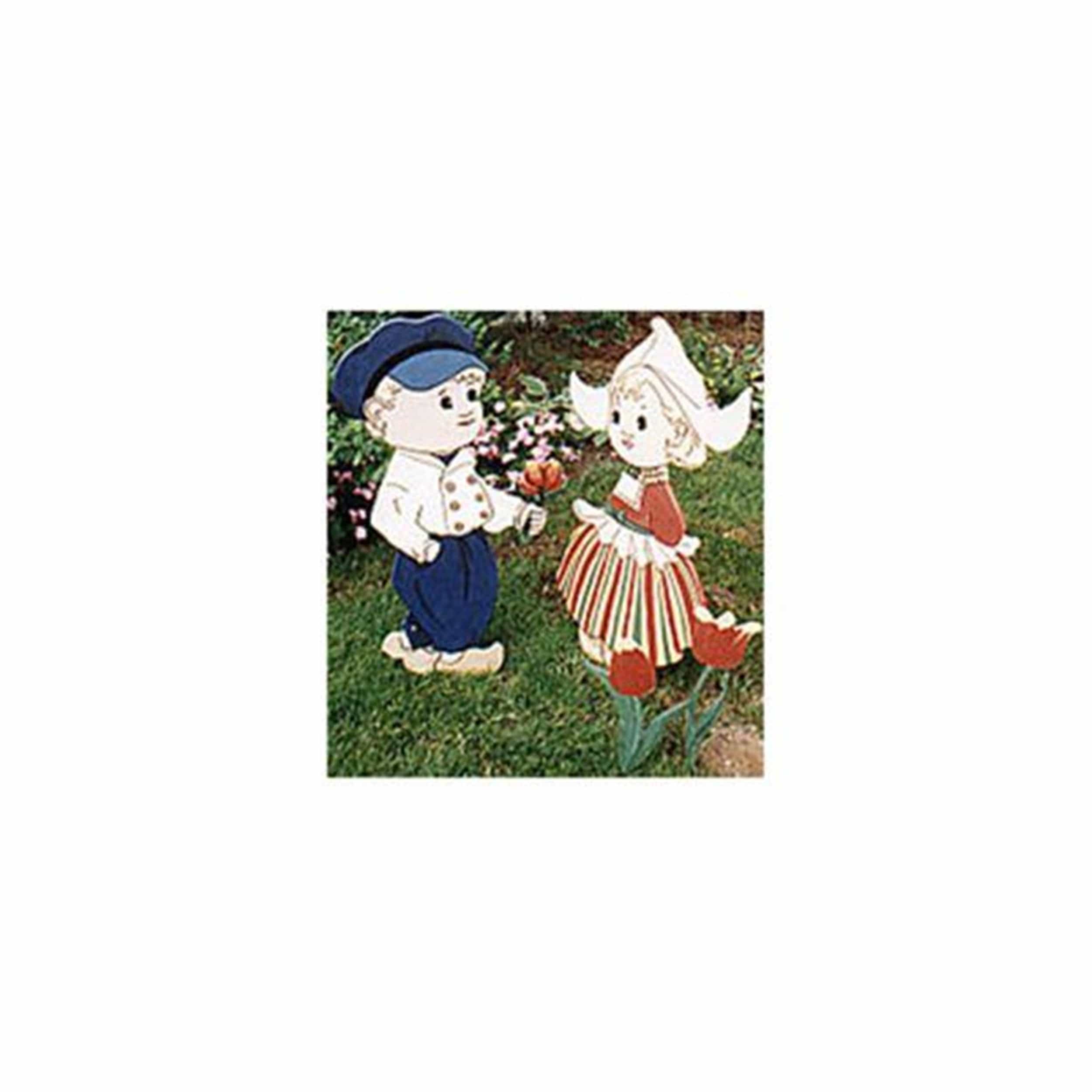 Woodworking Project Paper Plan to Build Dutch Boy and Girl - Image 1