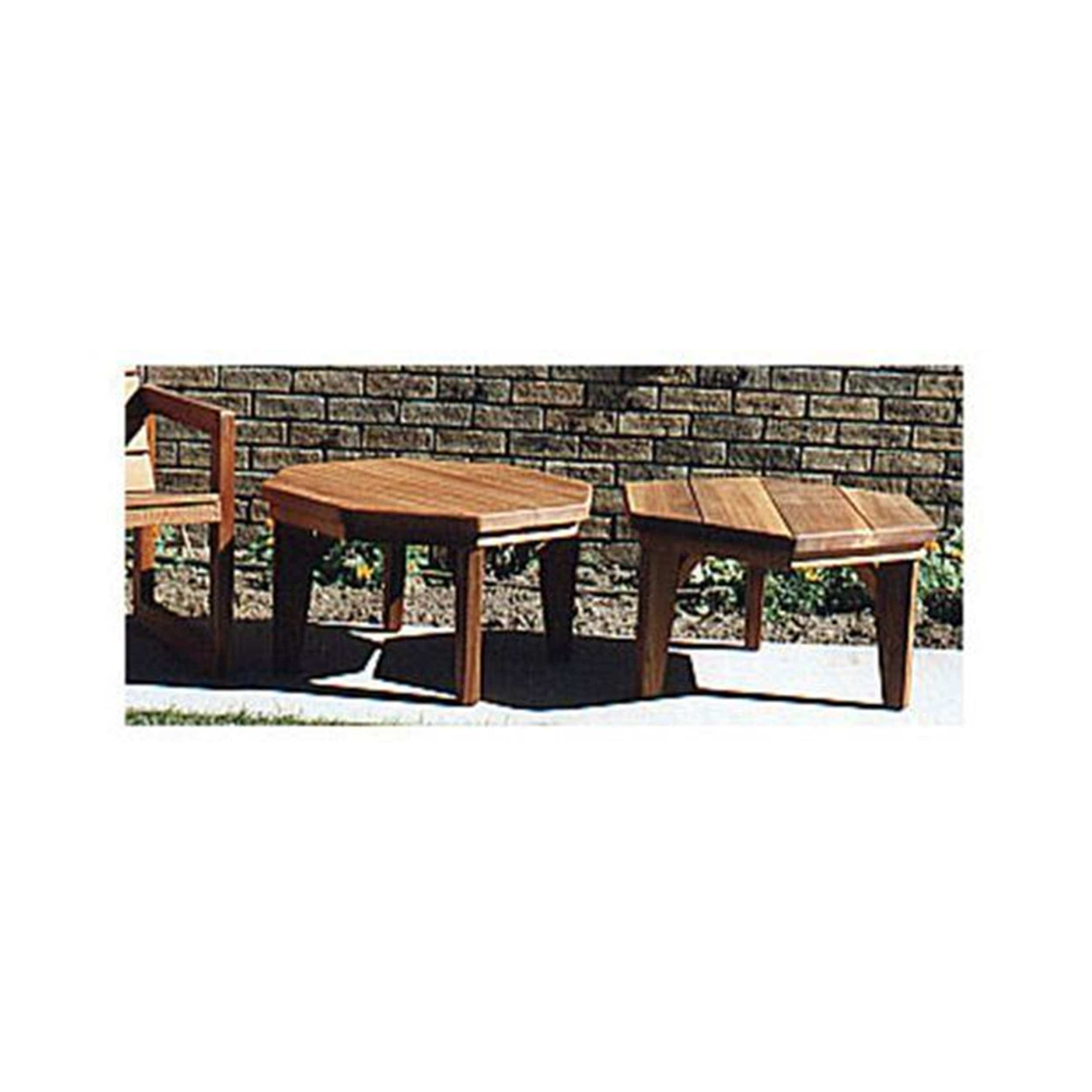 Woodworking Project Paper Plan to Build Hexagon and Octagon Coffee Tables - Image 1