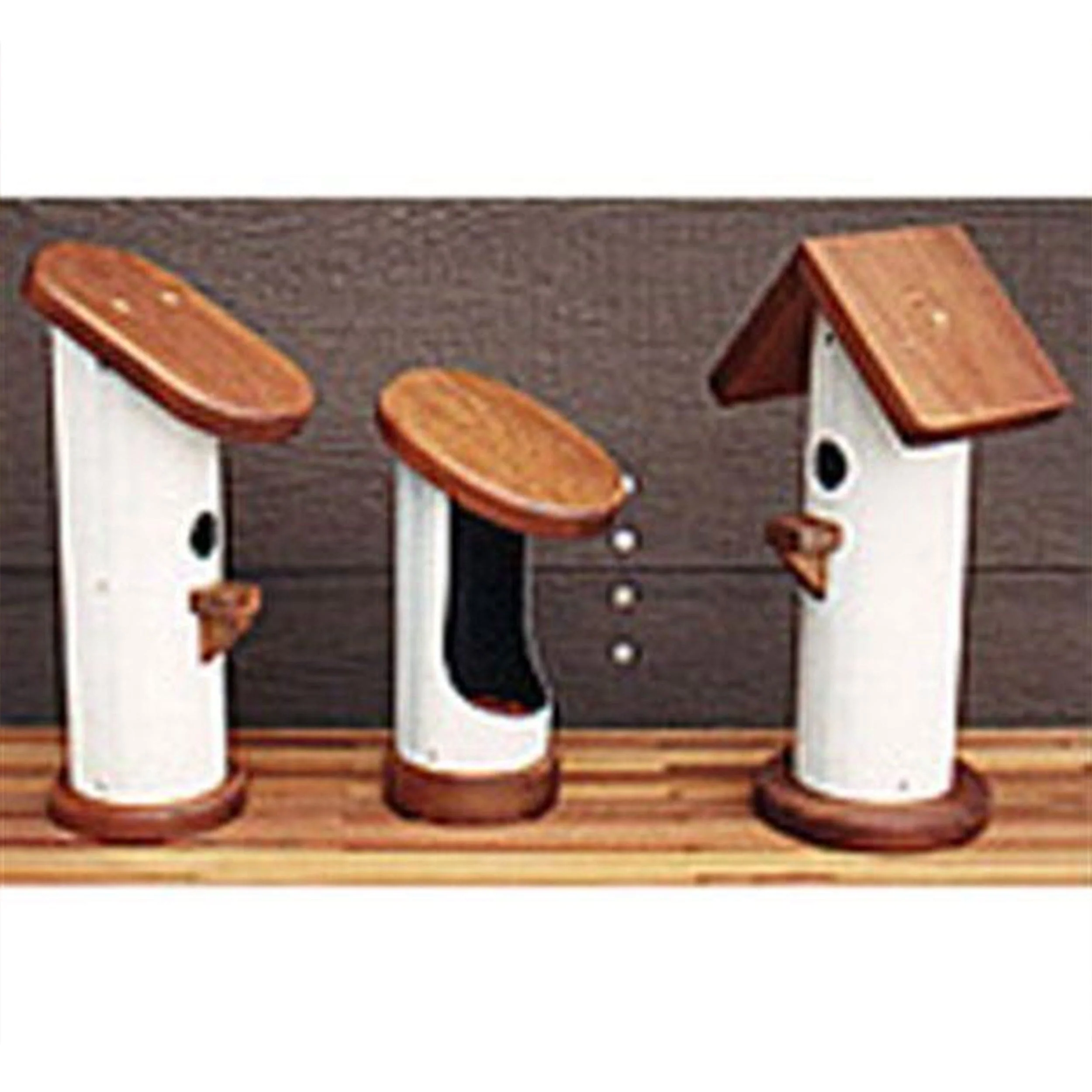 Woodworking Project Paper Plan to Build PVC Bird Houses - Image 1